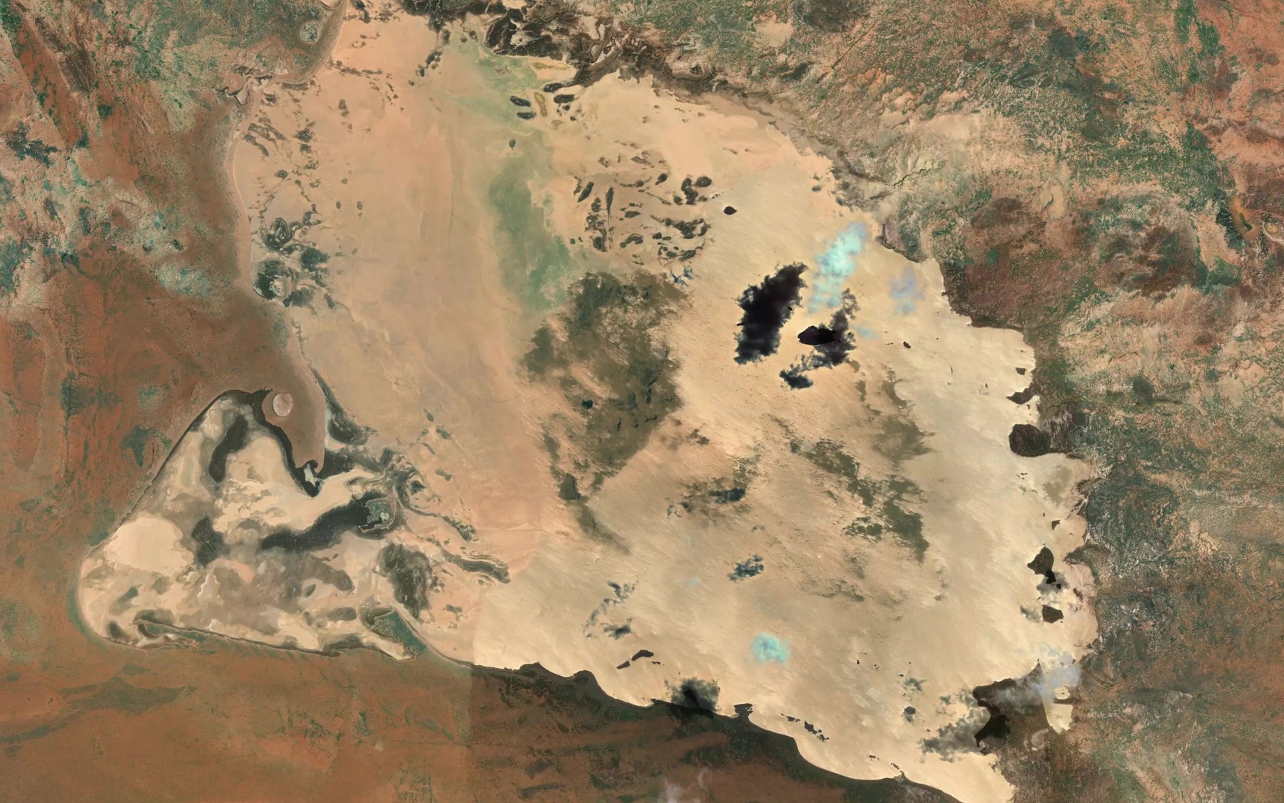 Satellite map of the Lake Betty