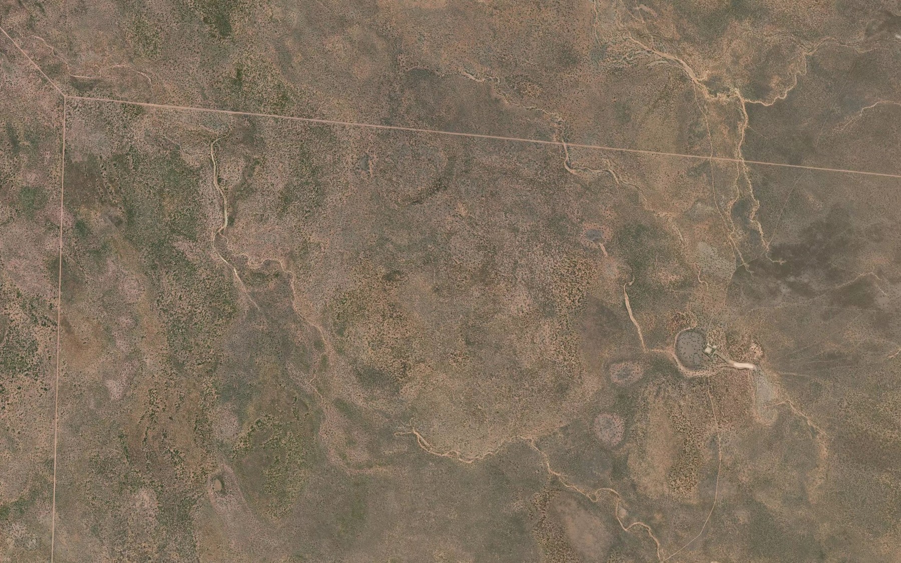 Satellite map of the Wilson Lagoon