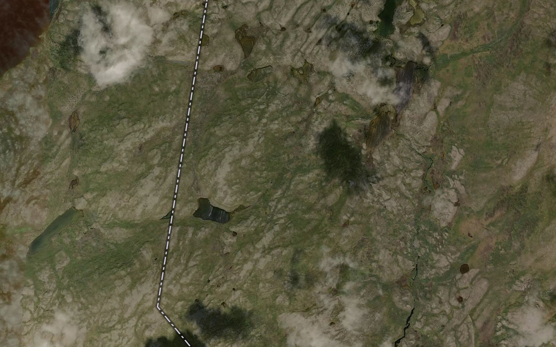 Satellite map of the Bittusjakka