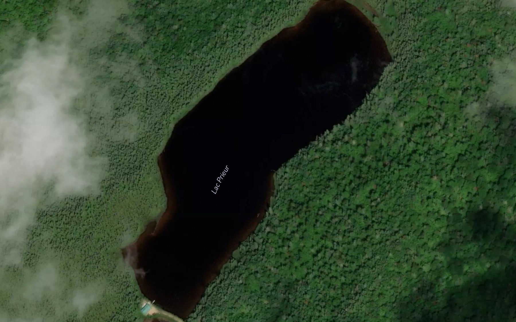 Satellite map of the Lac Prieur
