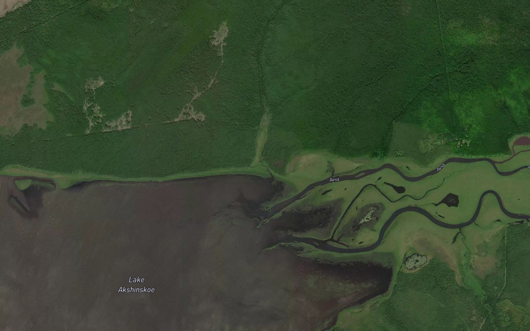 Satellite map of the Kmalkoyu