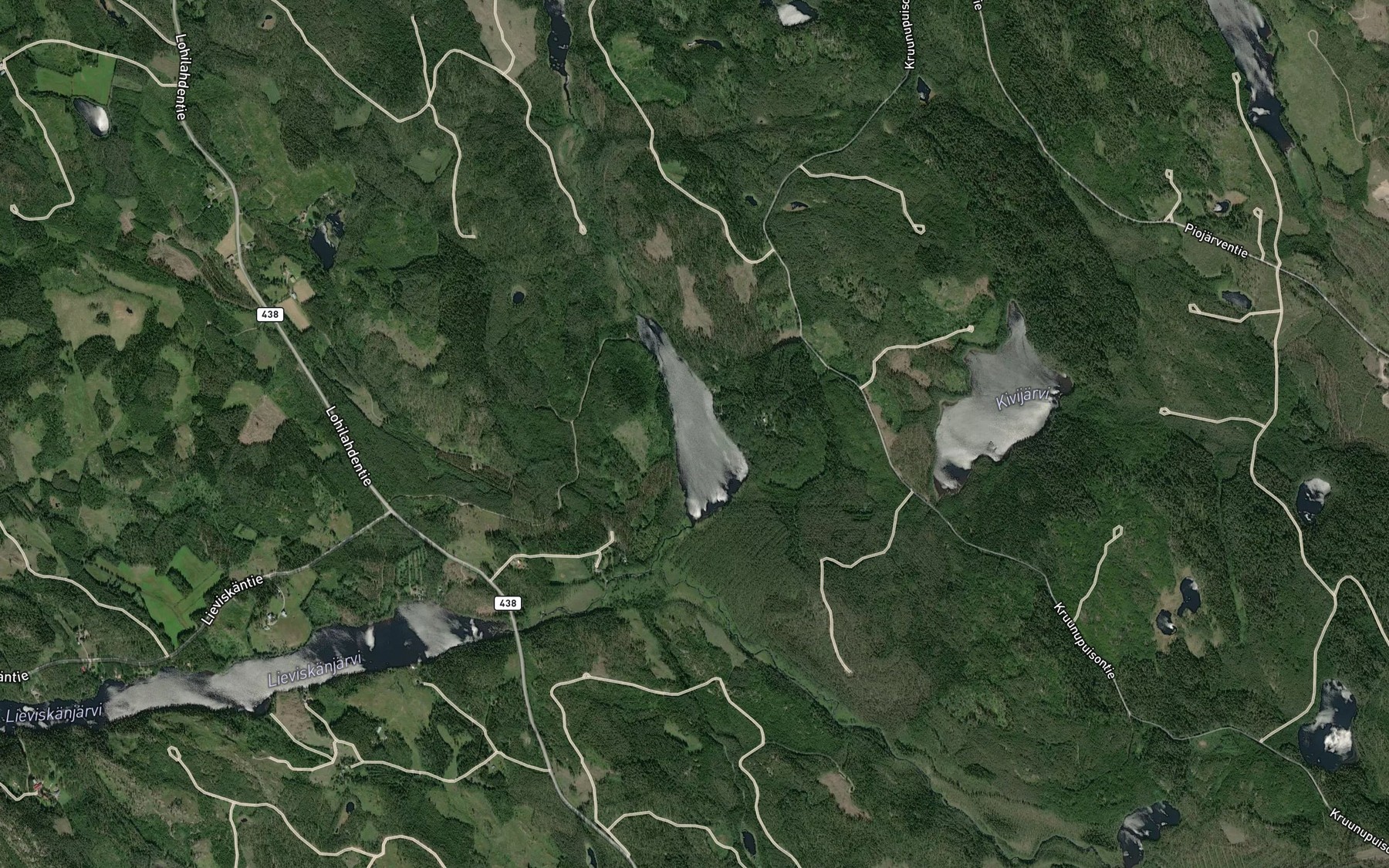 Satellite map of the Suuri-Lahnanen