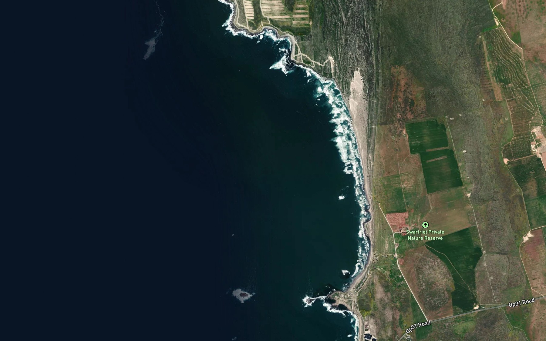 Satellite map of the Wesbaai