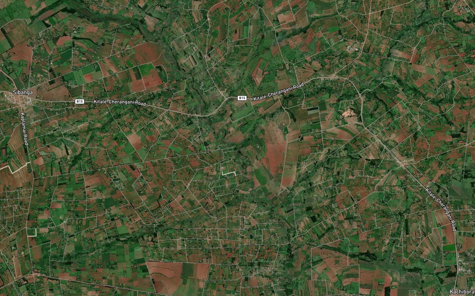 Satellite map of the Kaptarit