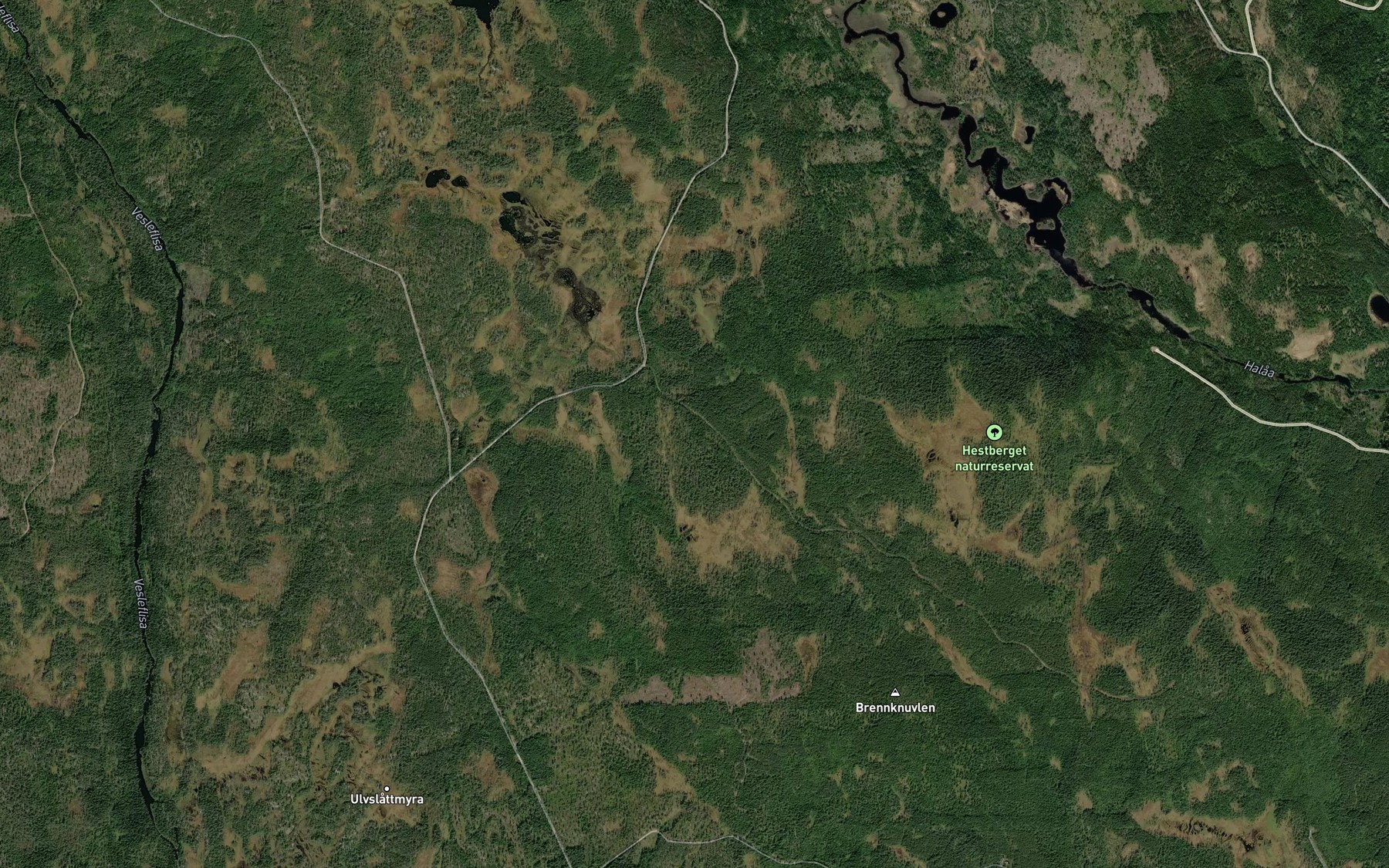 Satellite map of the Grabergskoiebekken