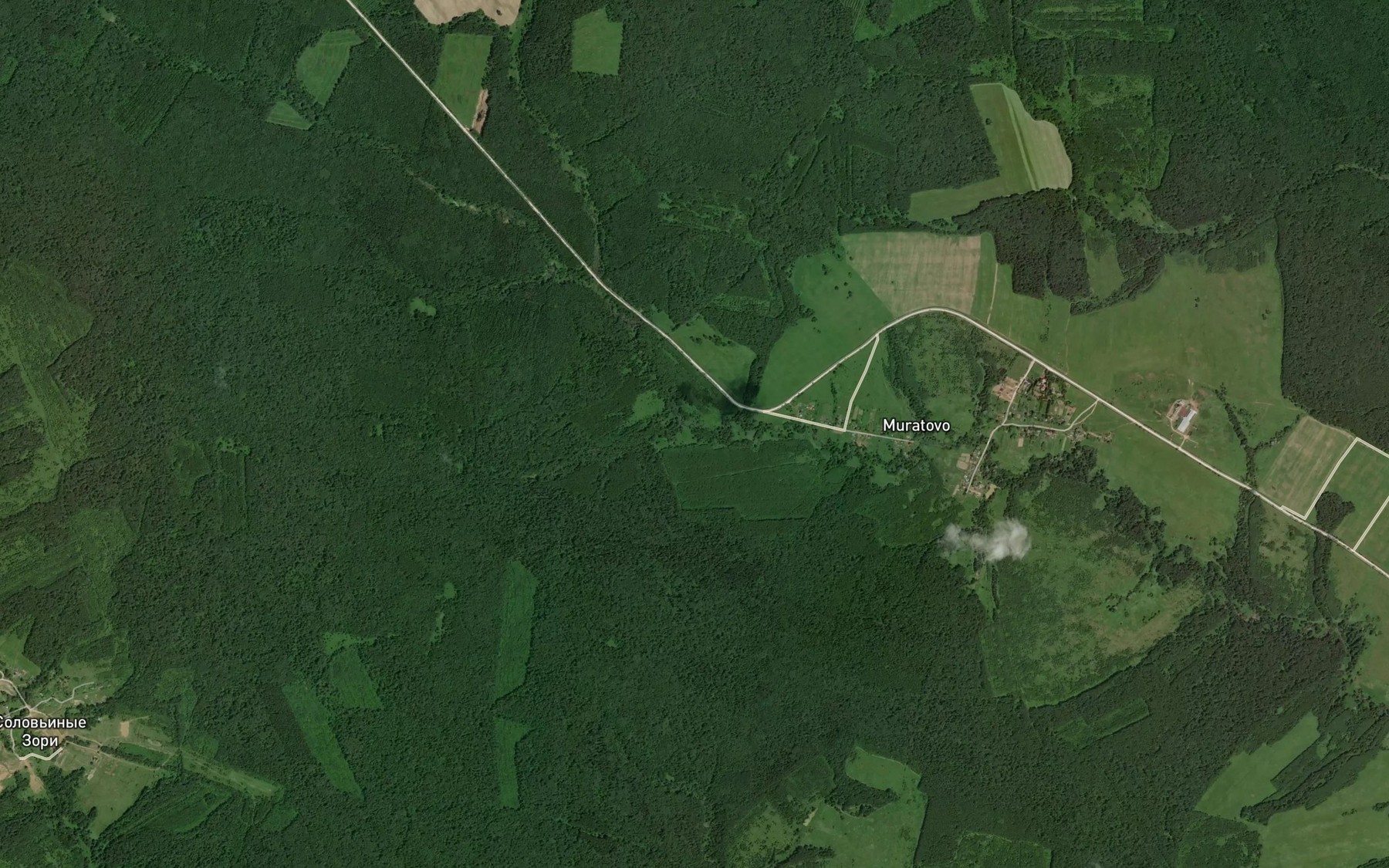 Satellite map of the Suzhaya