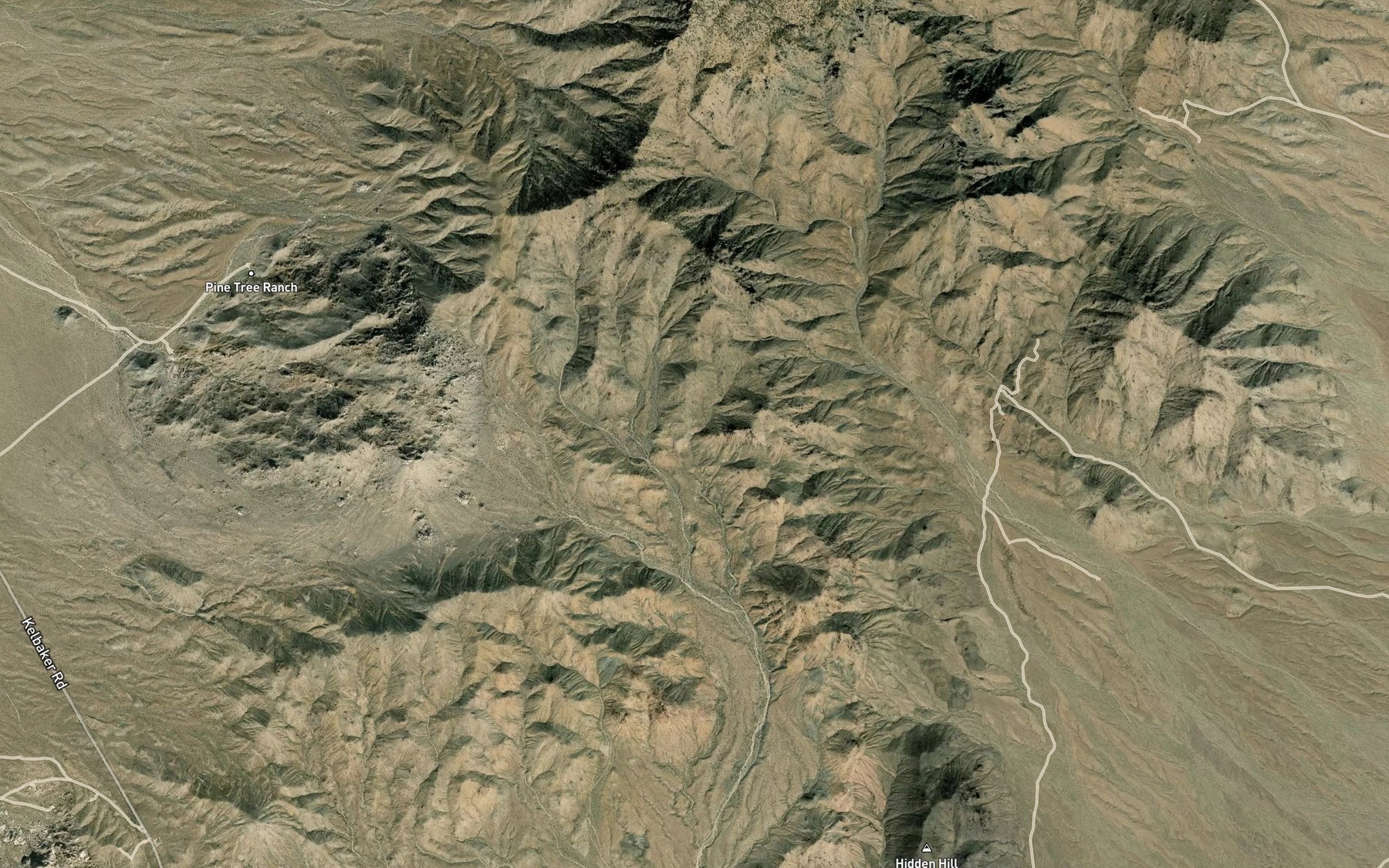 Satellite map of the Quail Spring