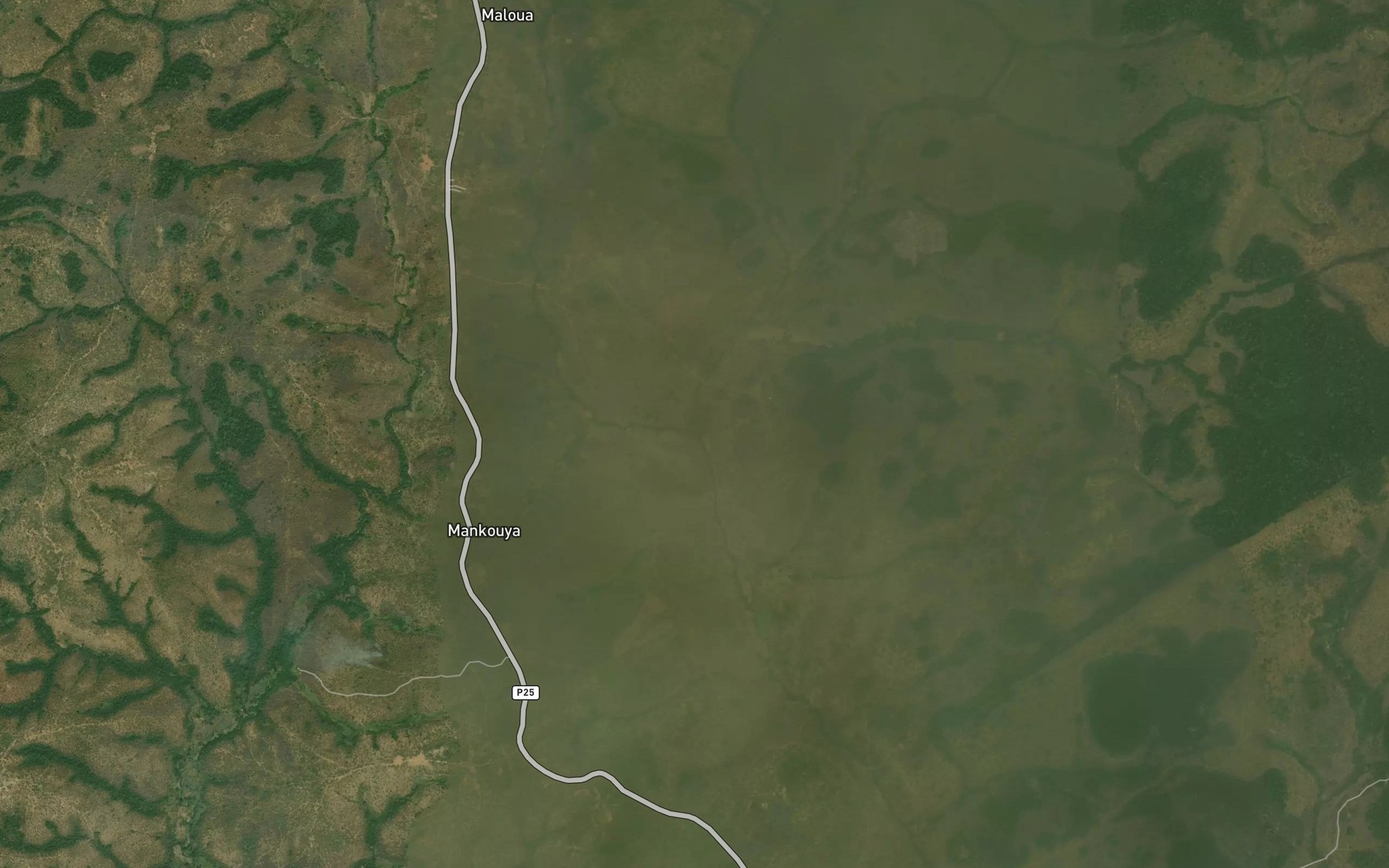 Satellite map of the Njot