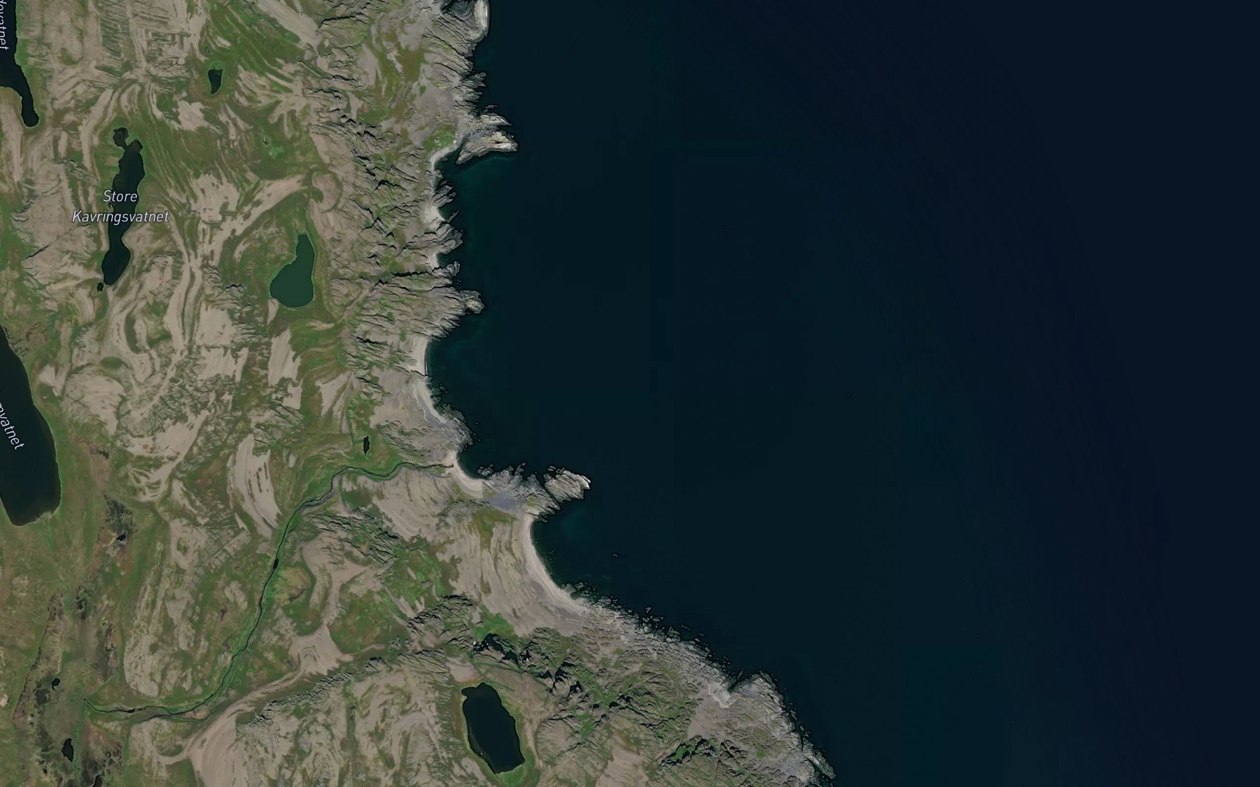 Satellite map of the Barvika