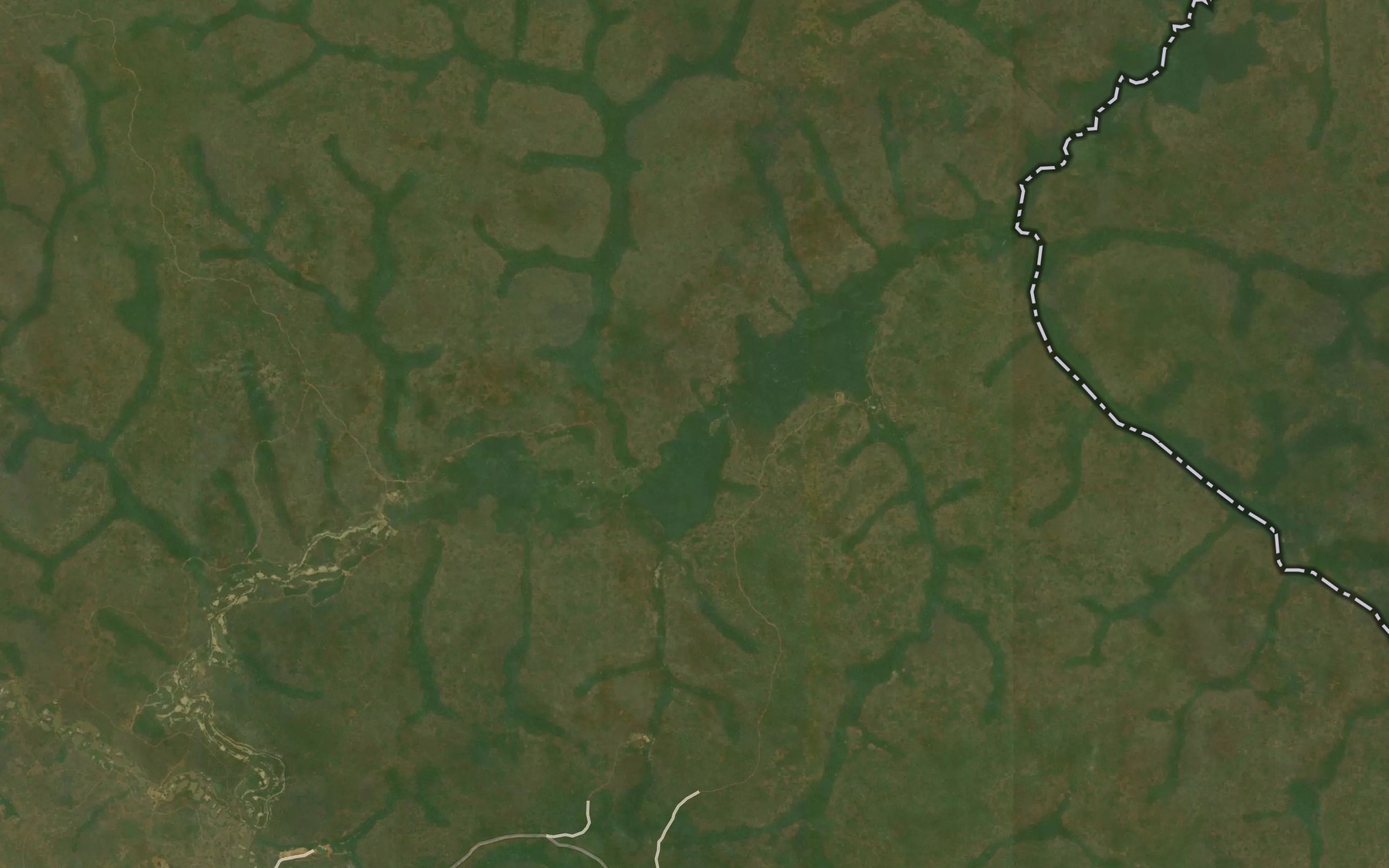 Satellite map of the Gwedan
