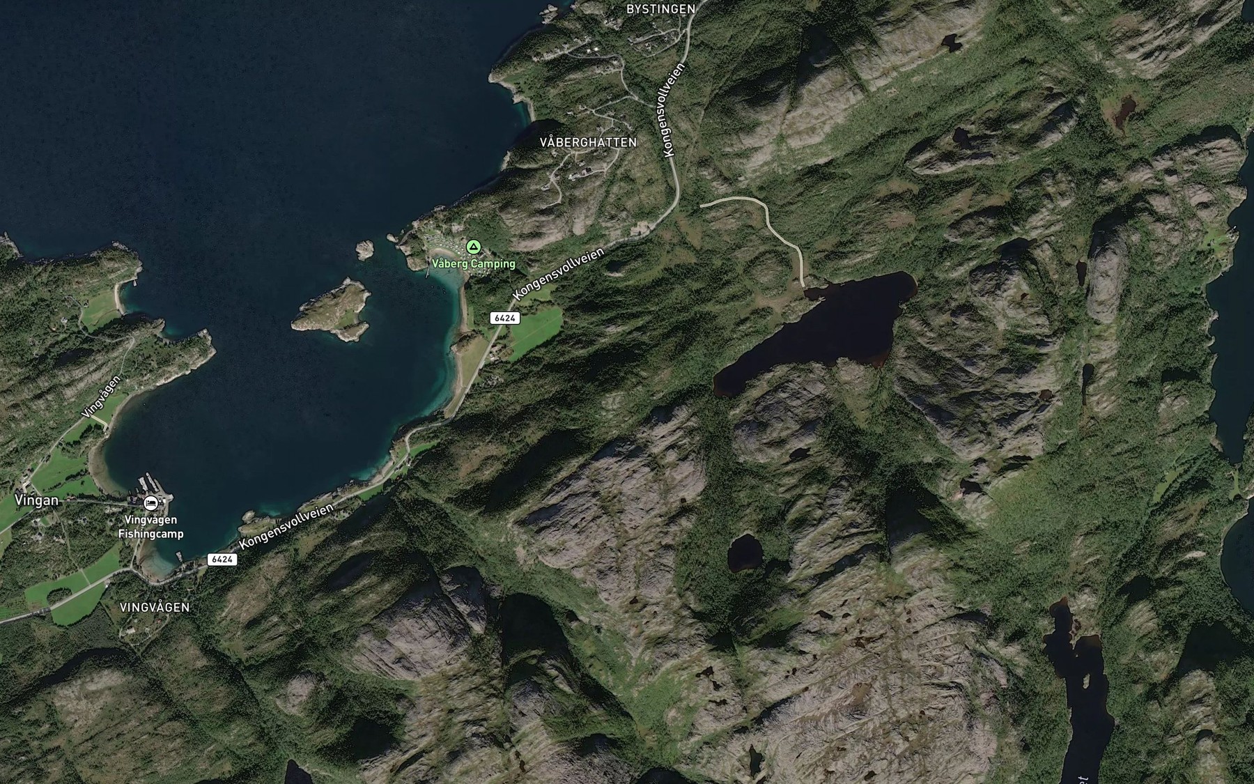 Satellite map of the Kammen