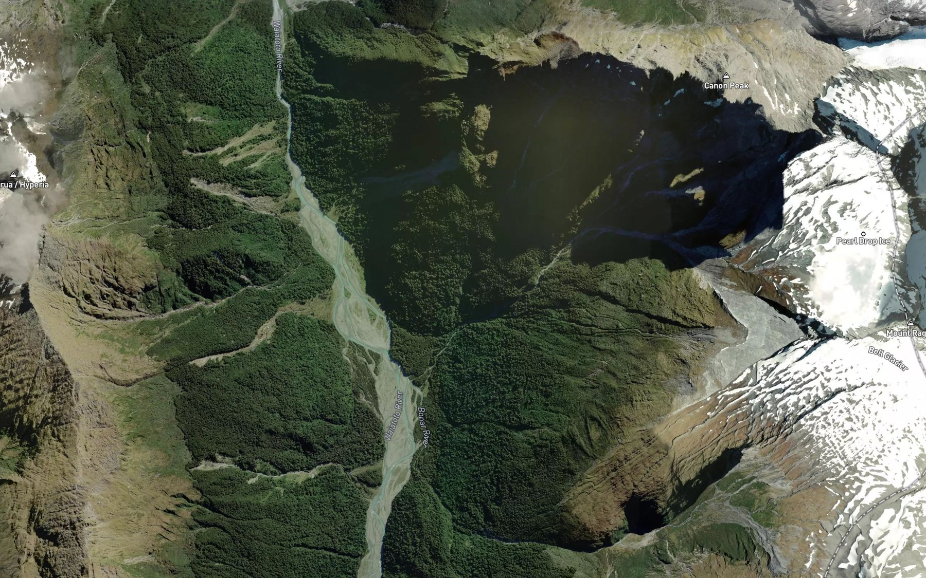 Satellite map of the Stormwater Stream