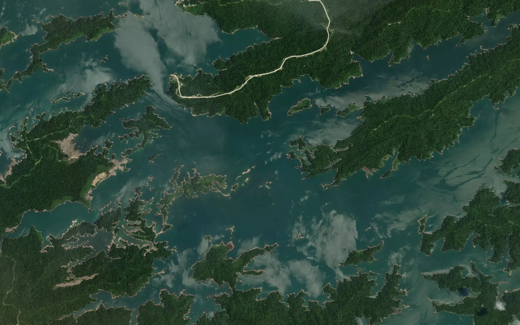 Satellite map of the Sungai Merihan