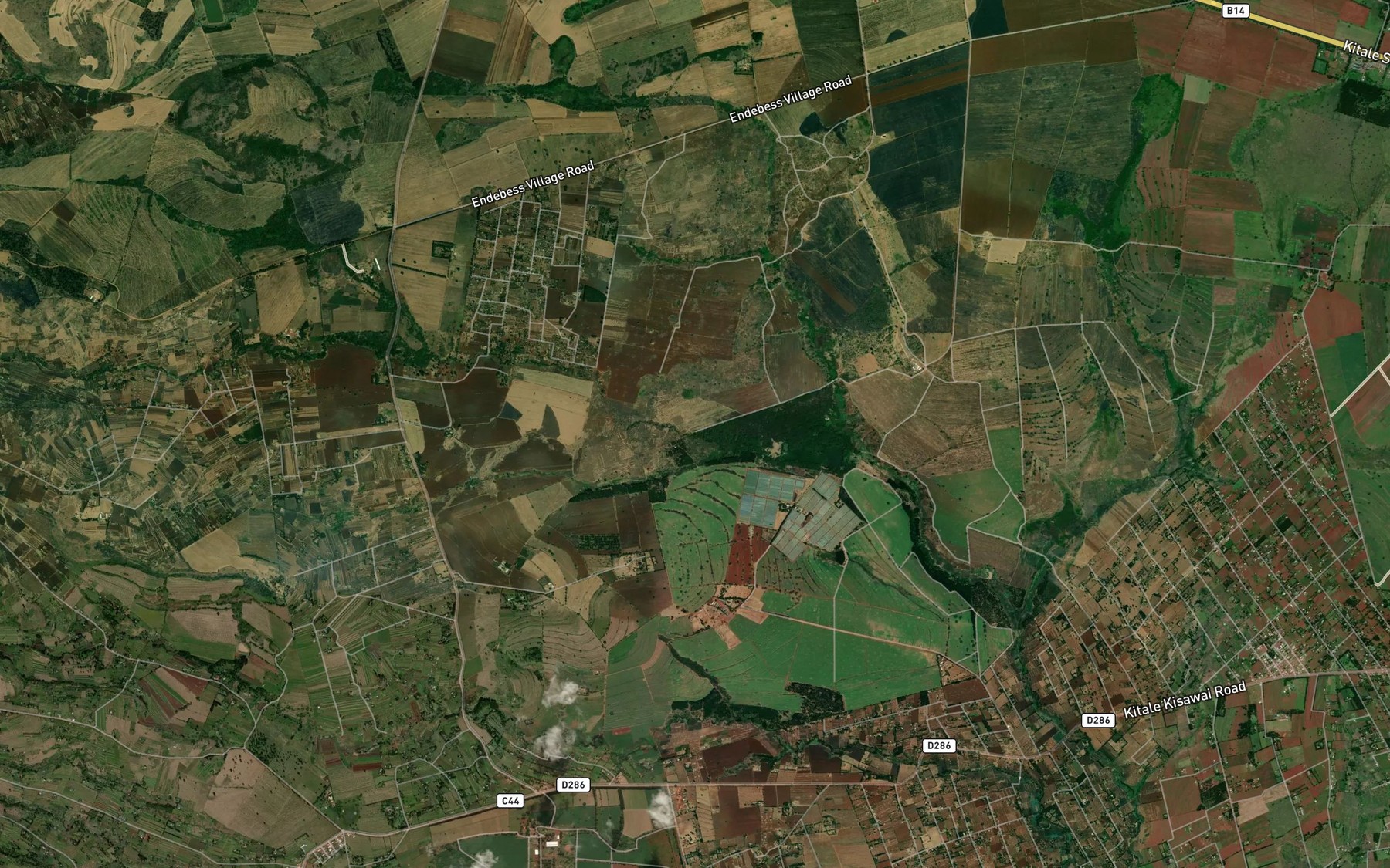 Satellite map of the Waso Rongai