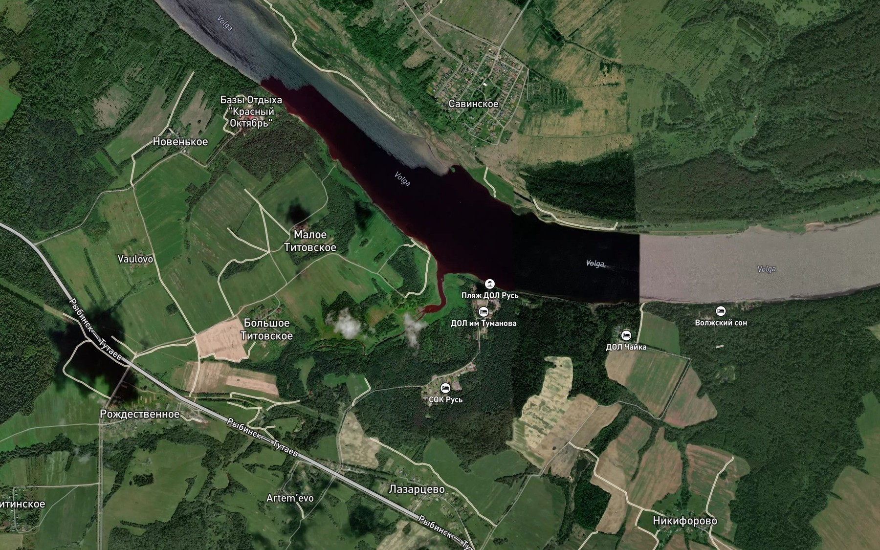 Satellite map of the Edoma