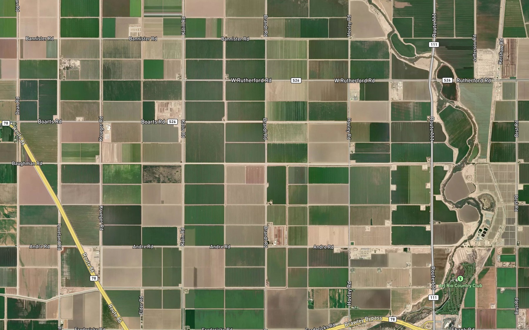 Satellite map of the Spruce Drain Number One