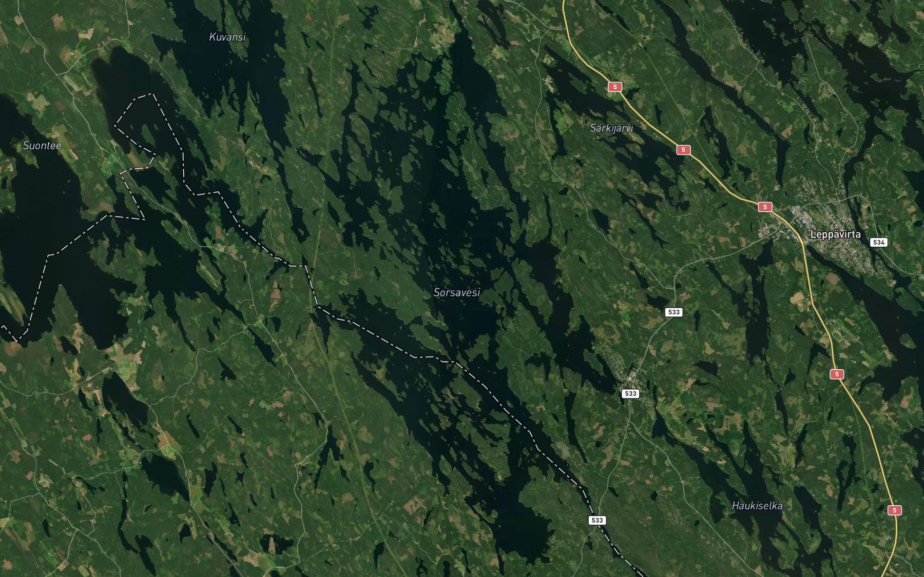 Satellite map of the Pajukkolahti