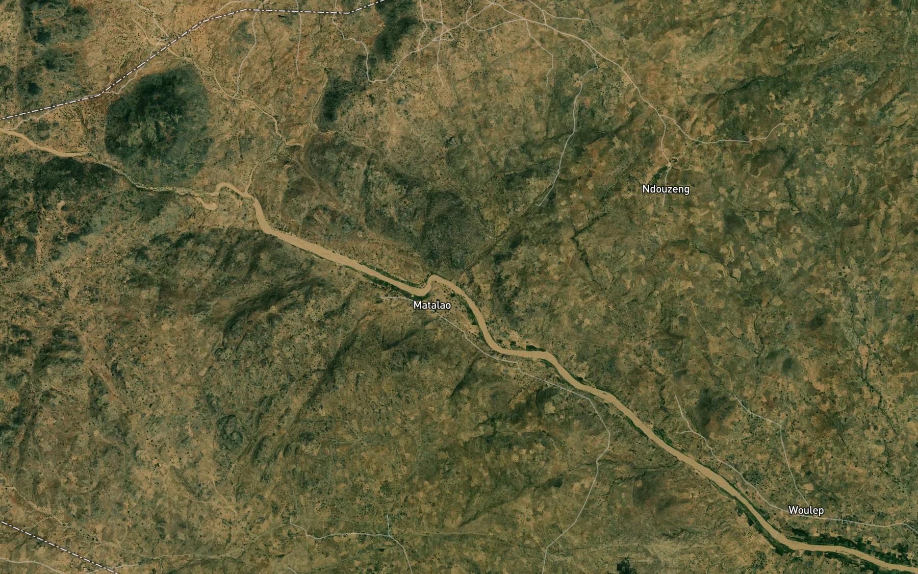 Satellite map of the Goulgoula