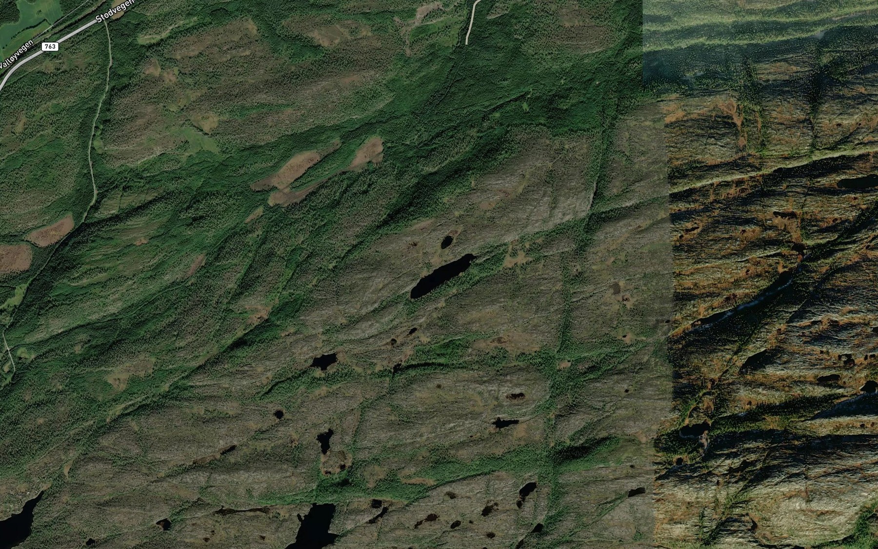Satellite map of the Revtjorna