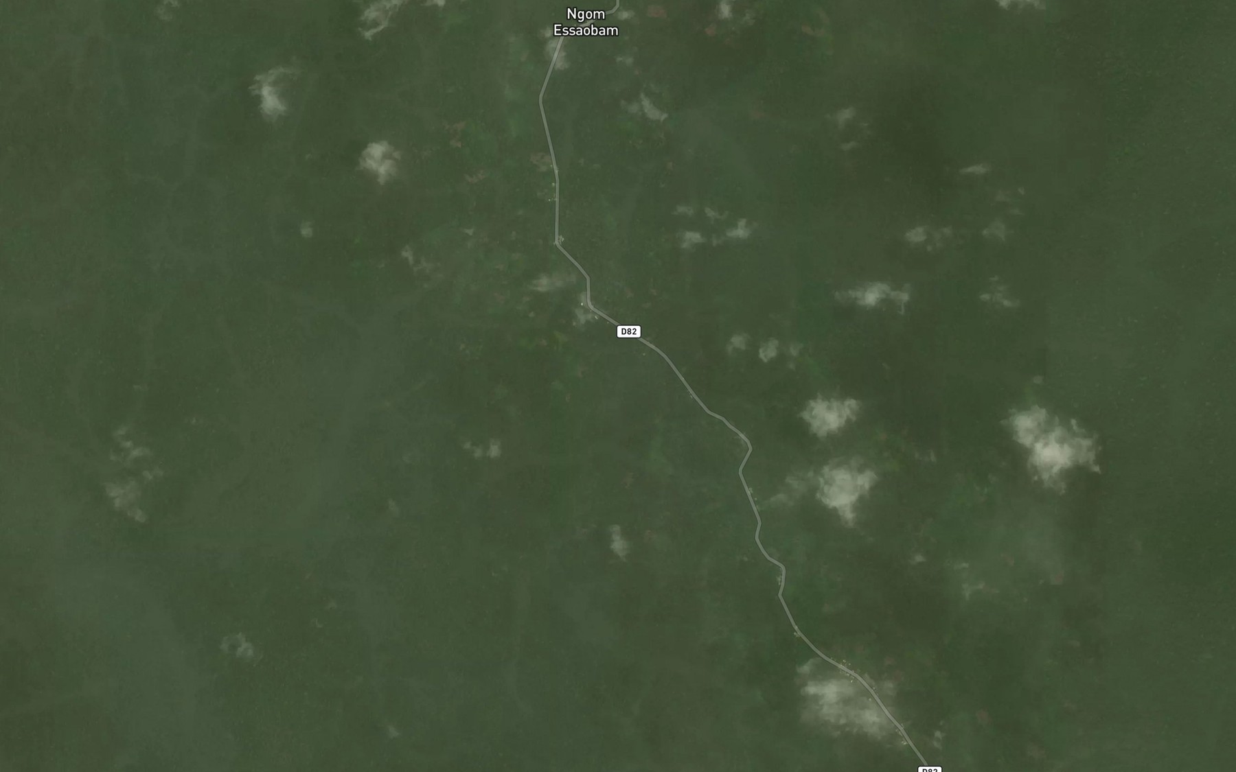 Satellite map of the Ndambem