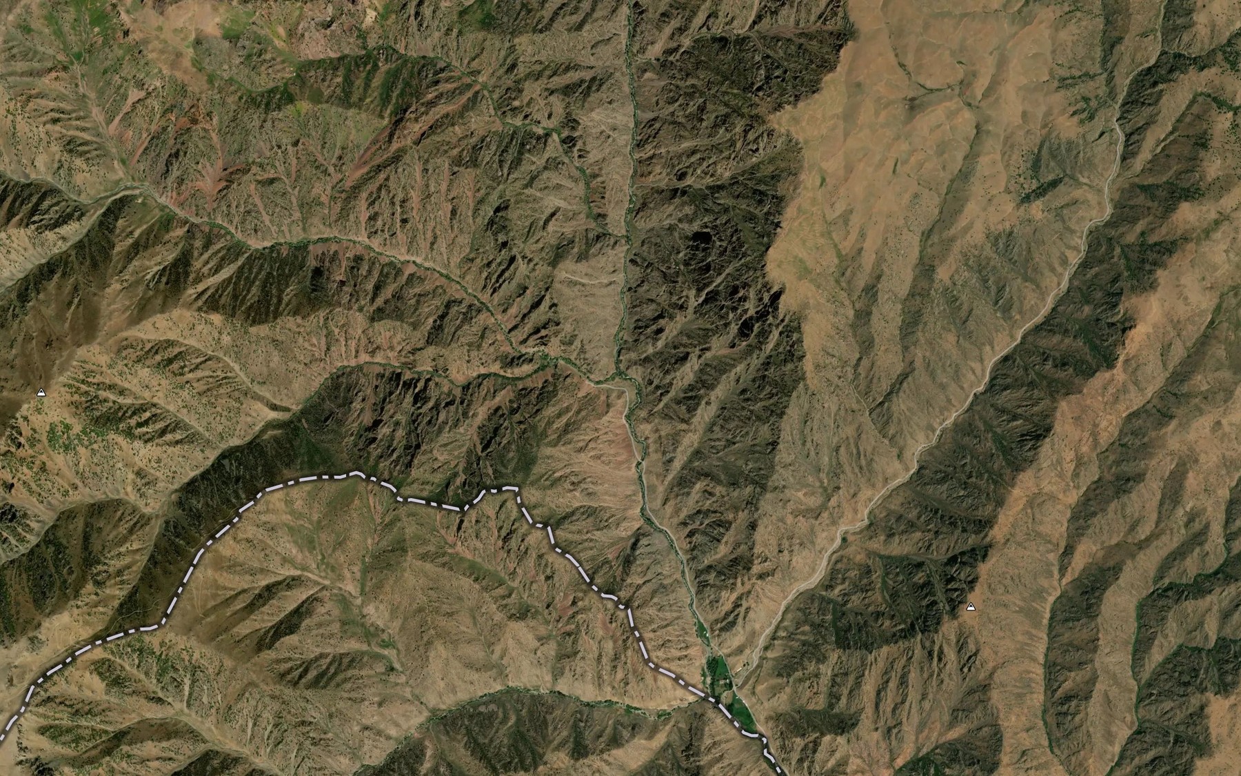 Satellite map of the Chukur-Say
