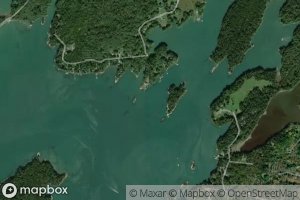 Satellite map of the Back River