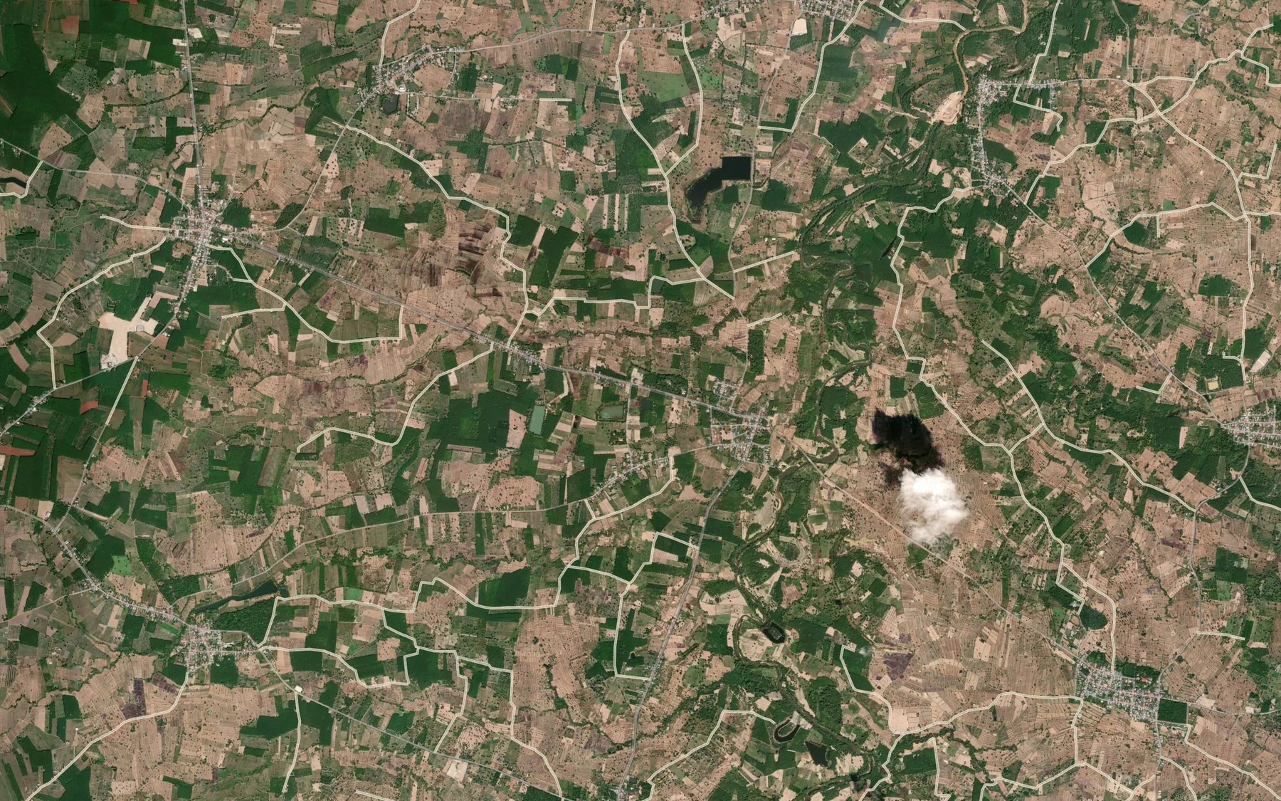 Satellite map of the Nong Bu