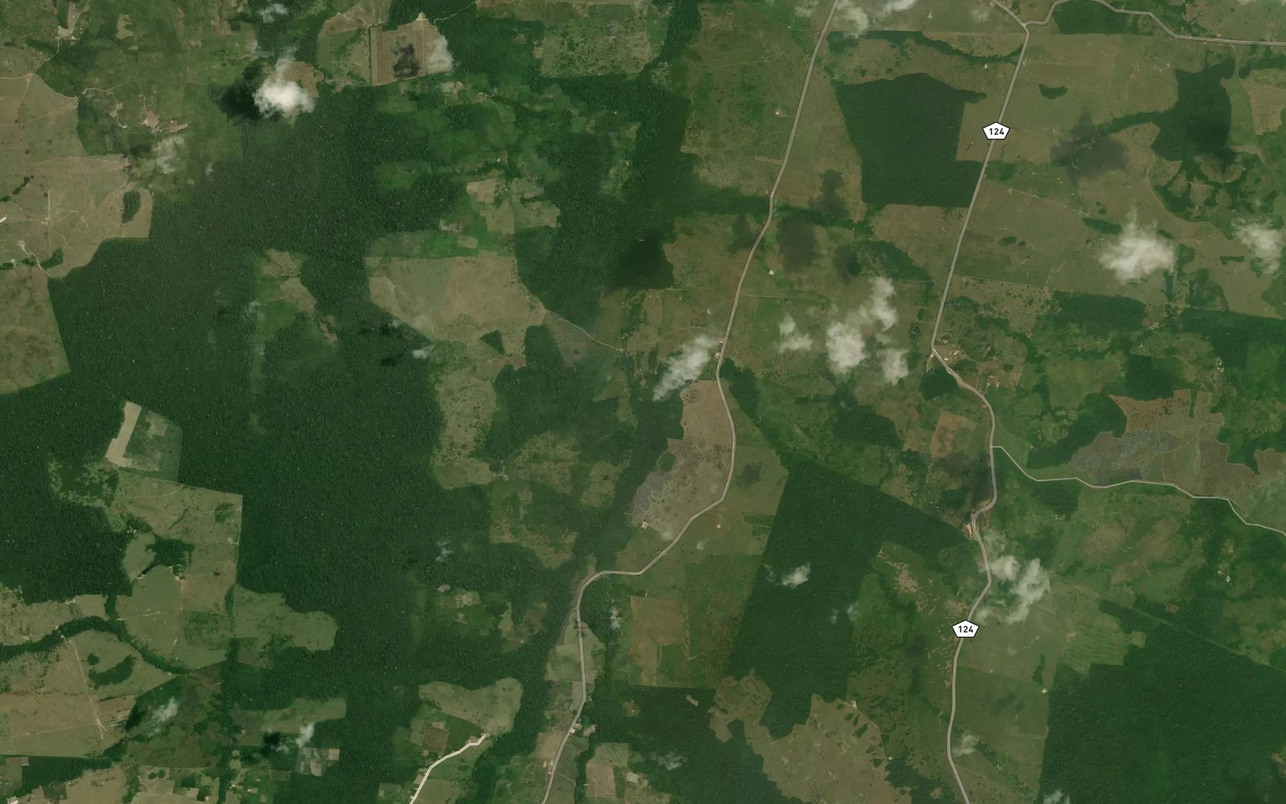 Satellite map of the Igarape Jipuuba