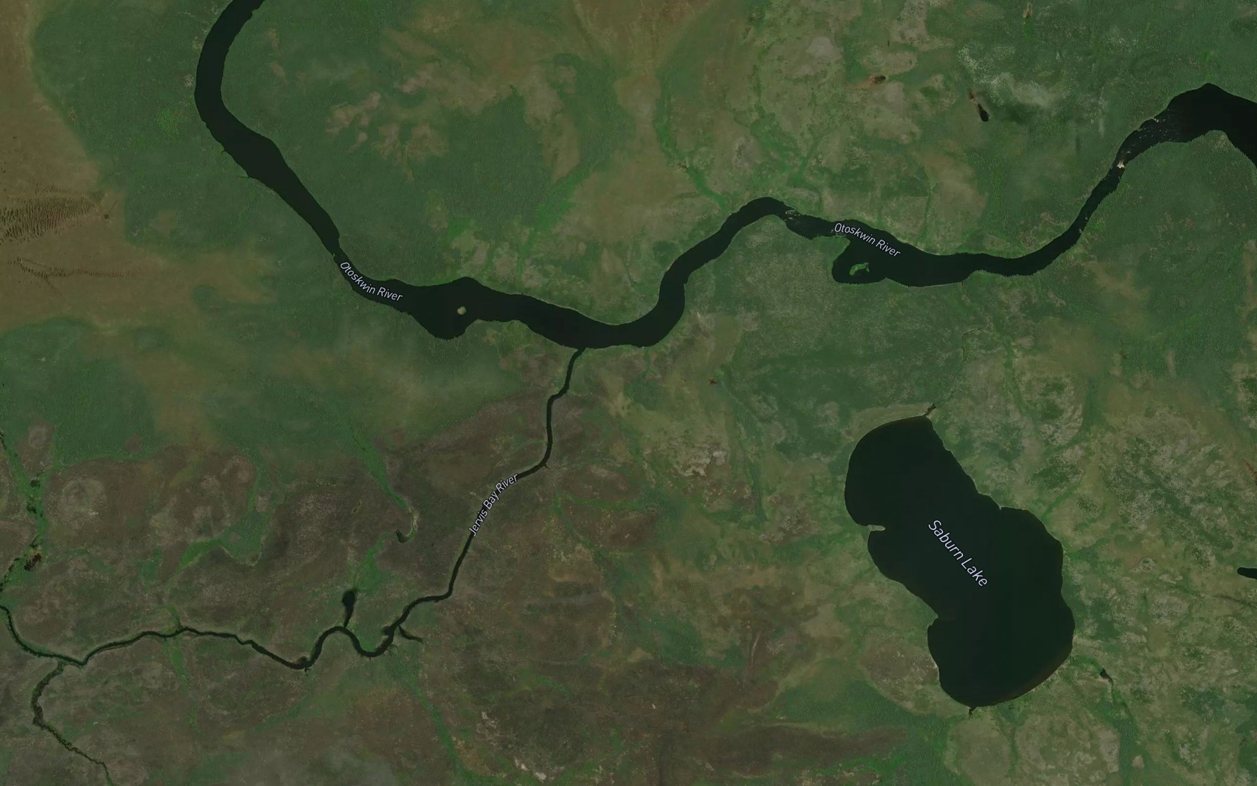 Satellite map of the Jervis Bay River