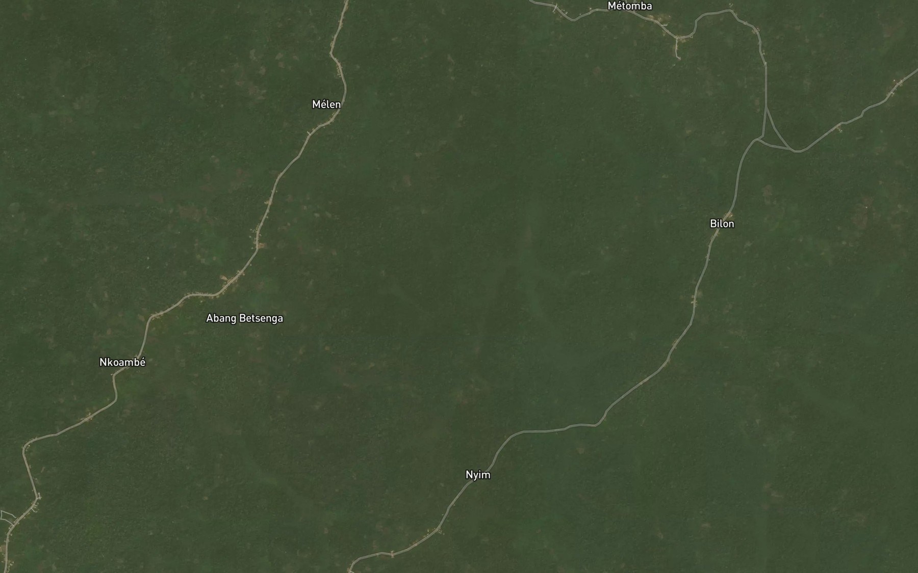 Satellite map of the Koumou