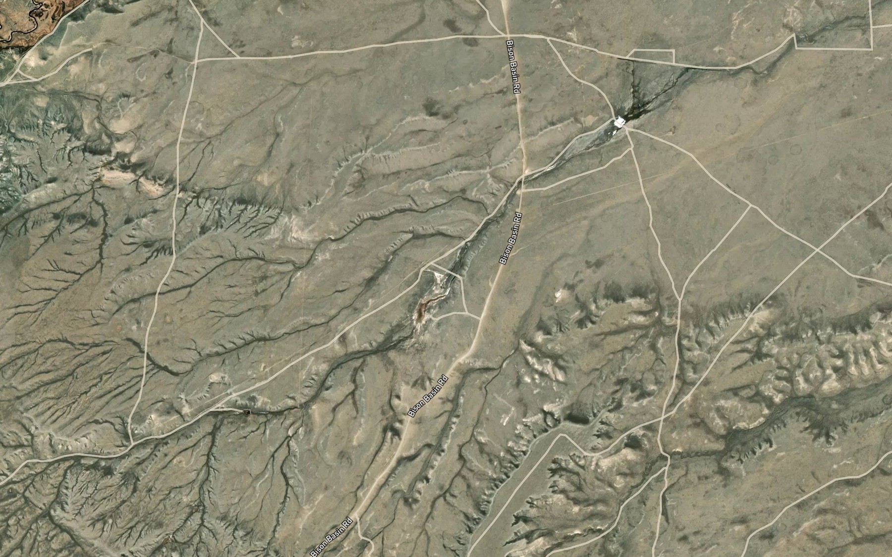 Satellite map of the Warm Springs