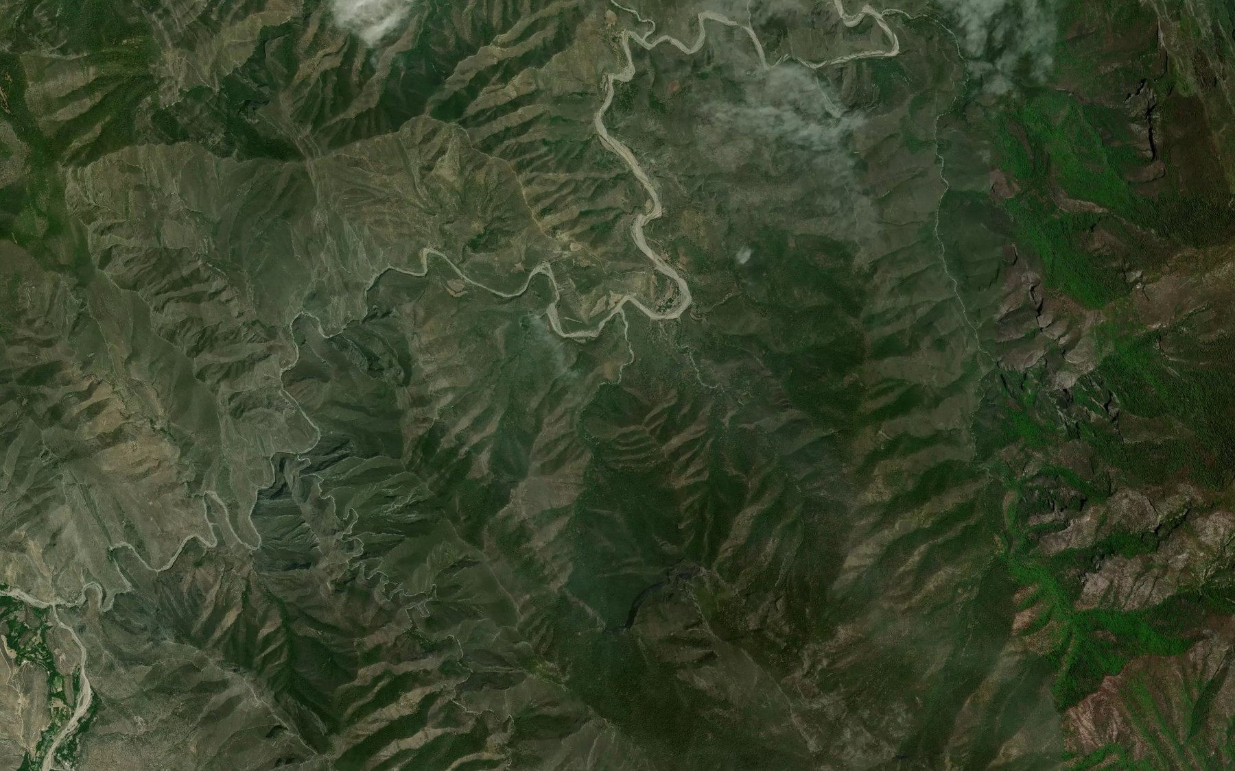 Satellite map of the Gallardos