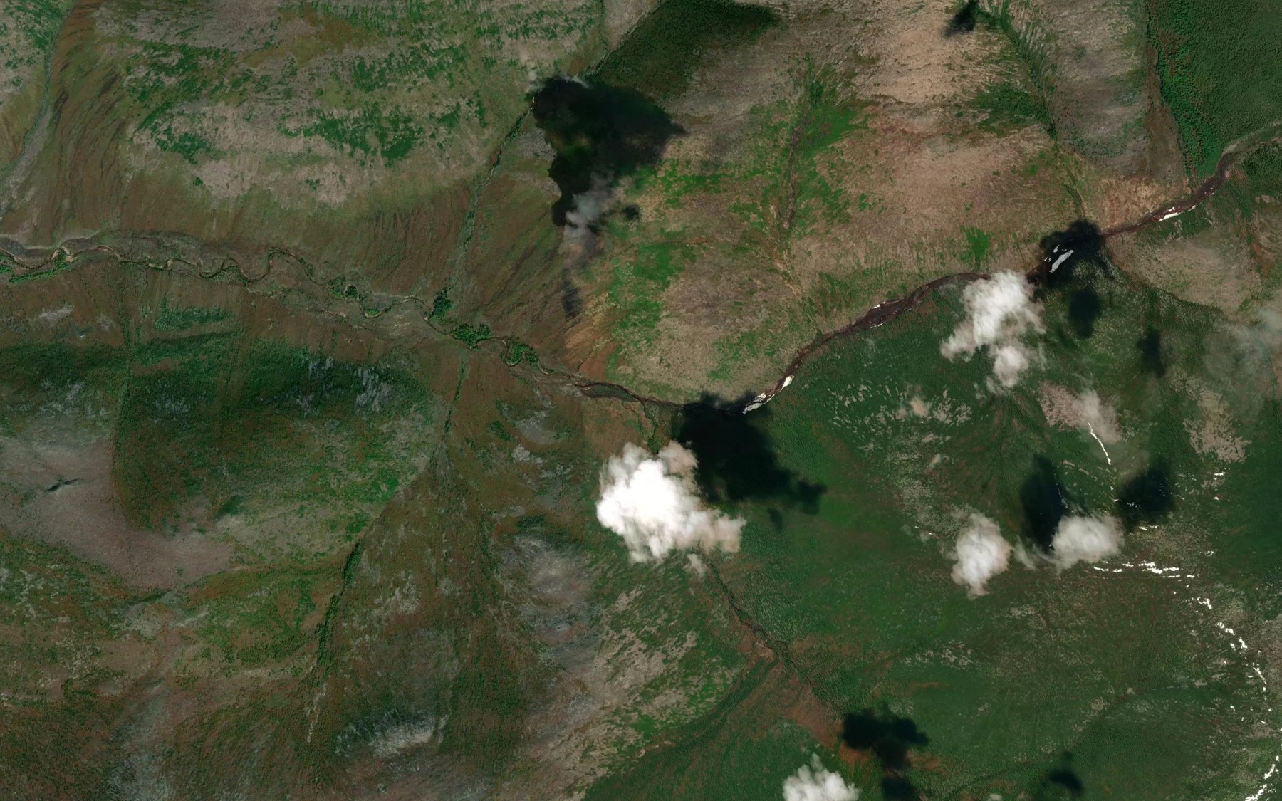 Satellite map of the Levyy Amnundali