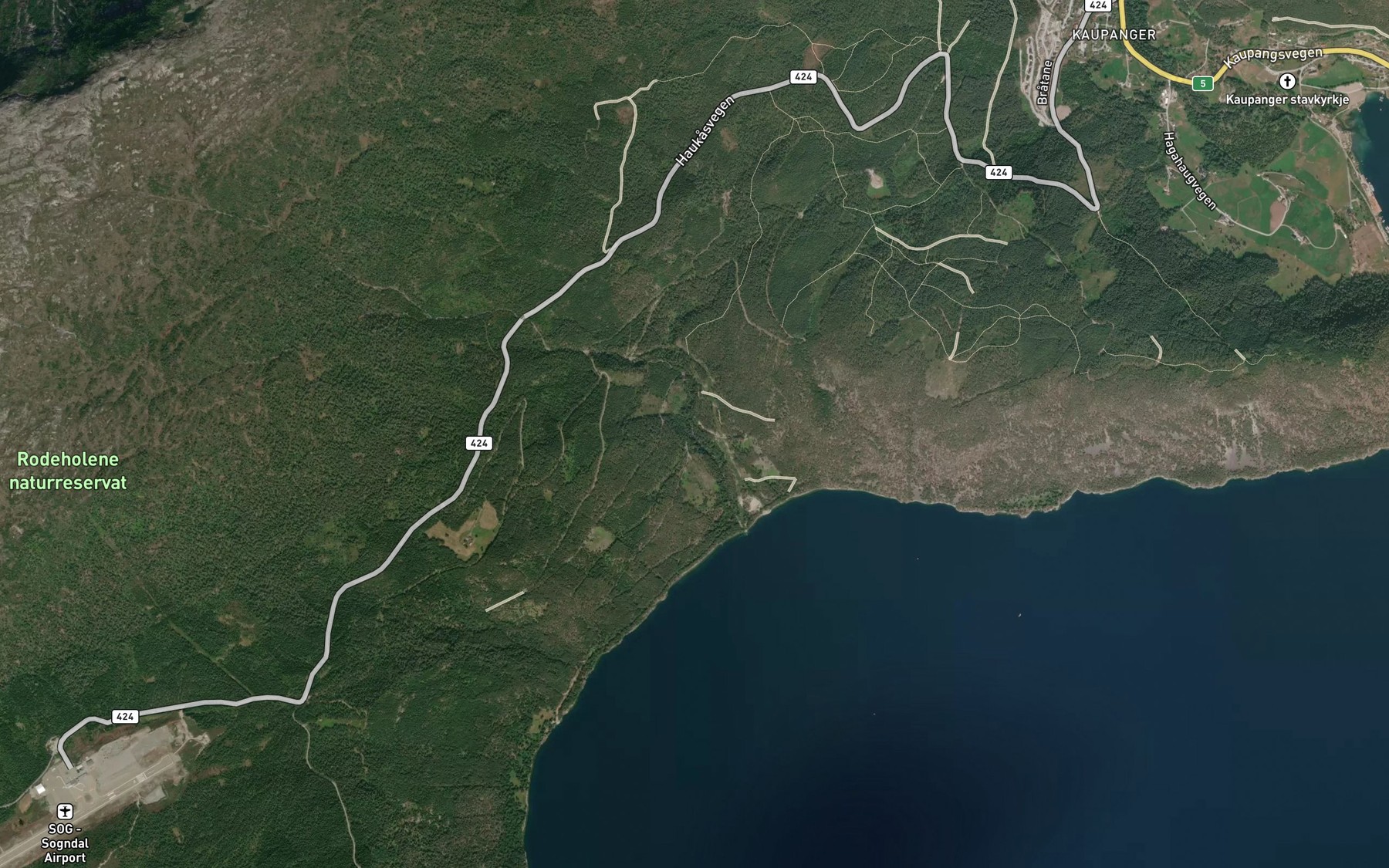 Satellite map of the Instrudsbekken