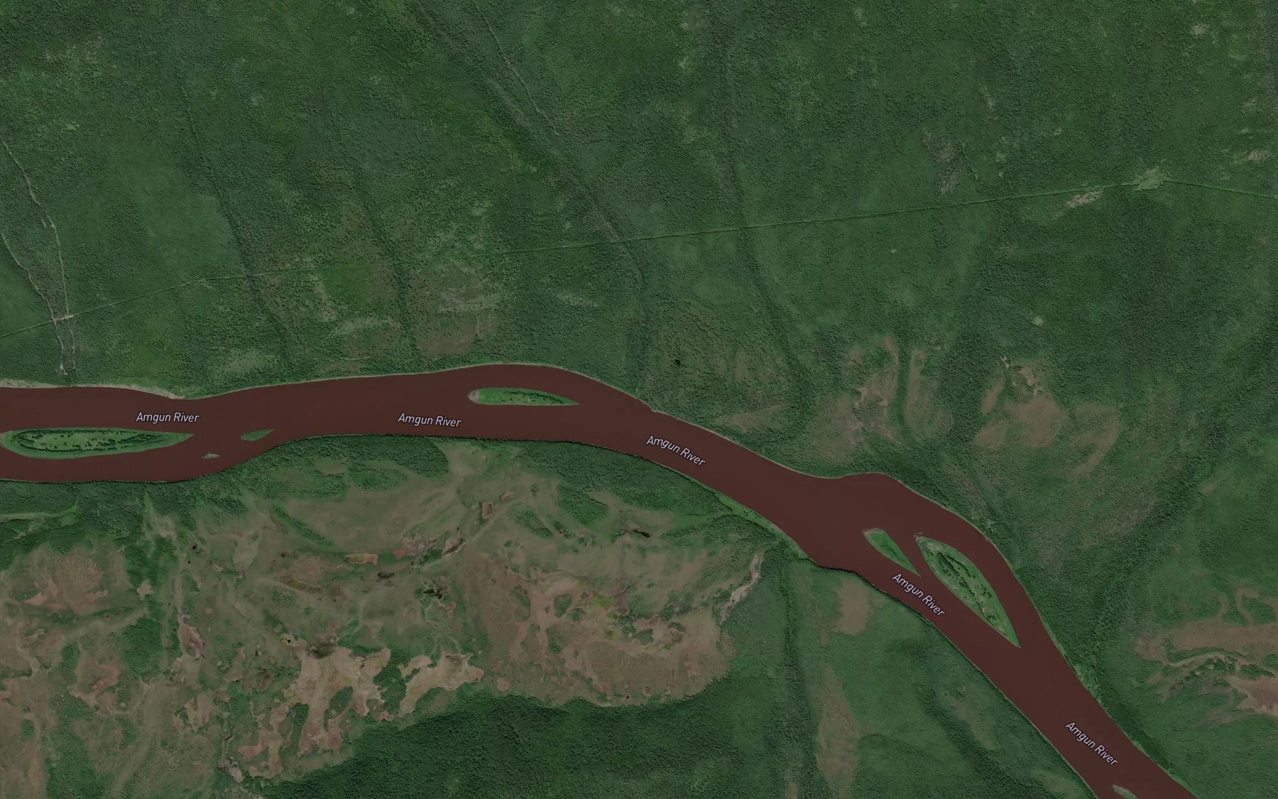 Satellite map of the Malyy Inmakchan