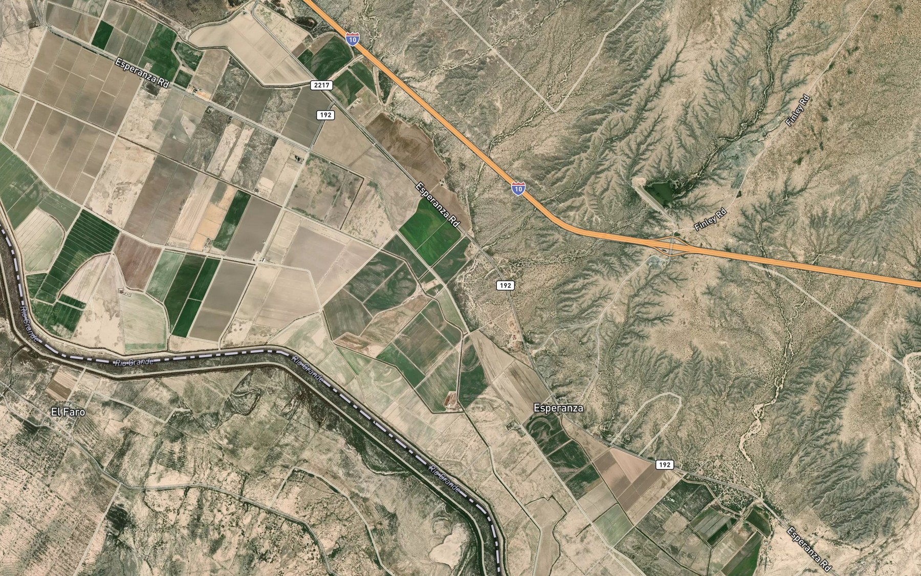 Satellite map of the Macho Ponding Area