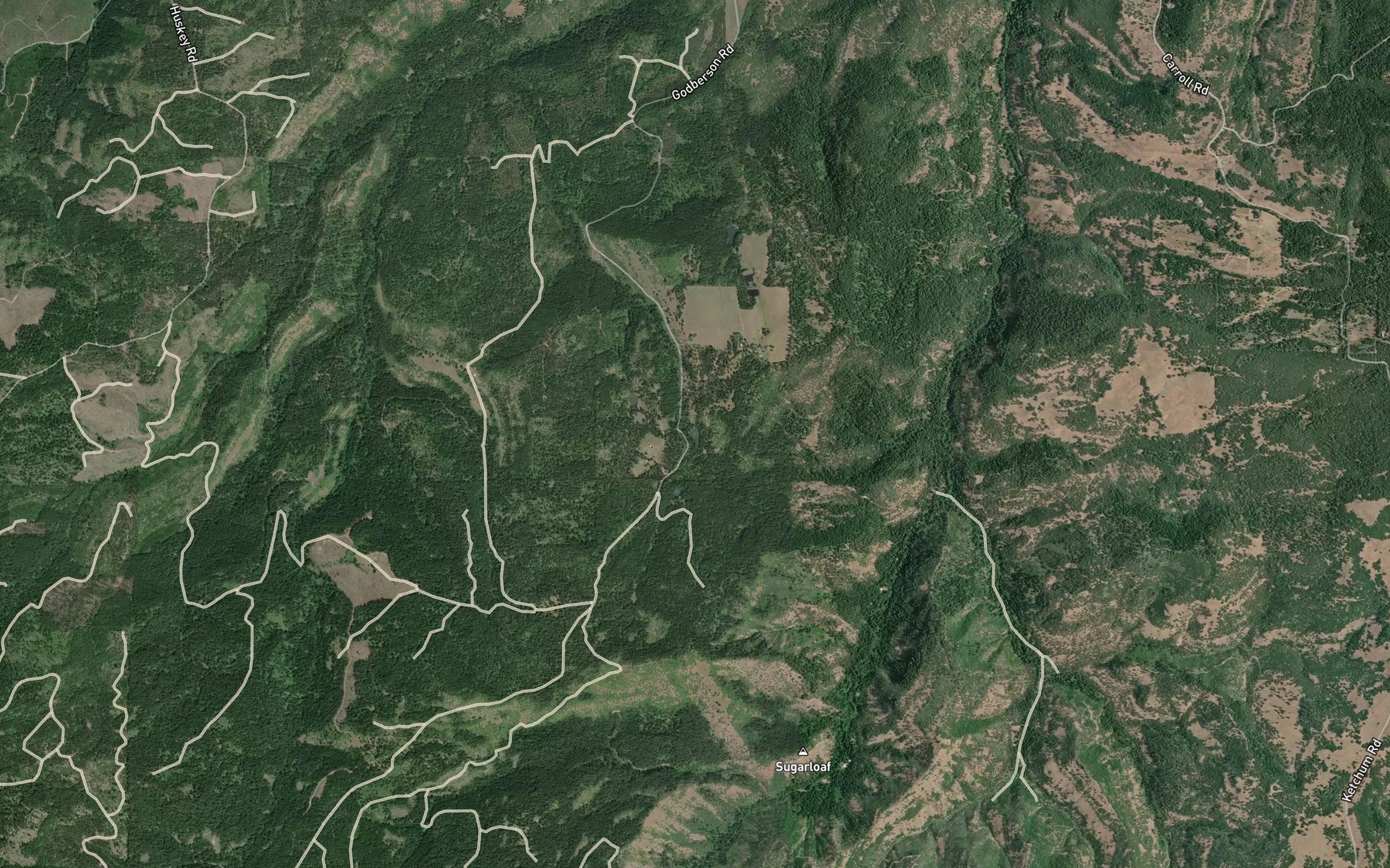 Satellite map of the Sky Ranch Reservoir Number Three