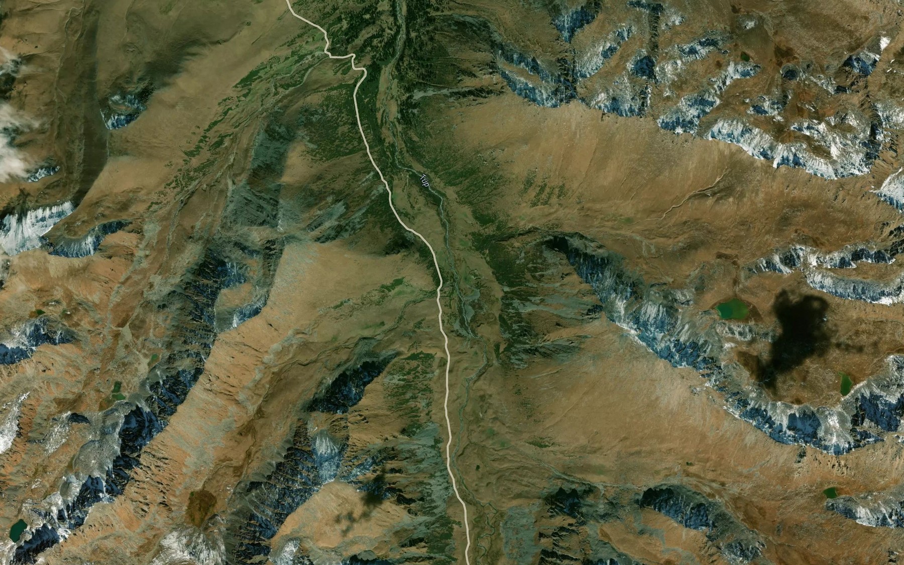 Satellite map of the Charkratma