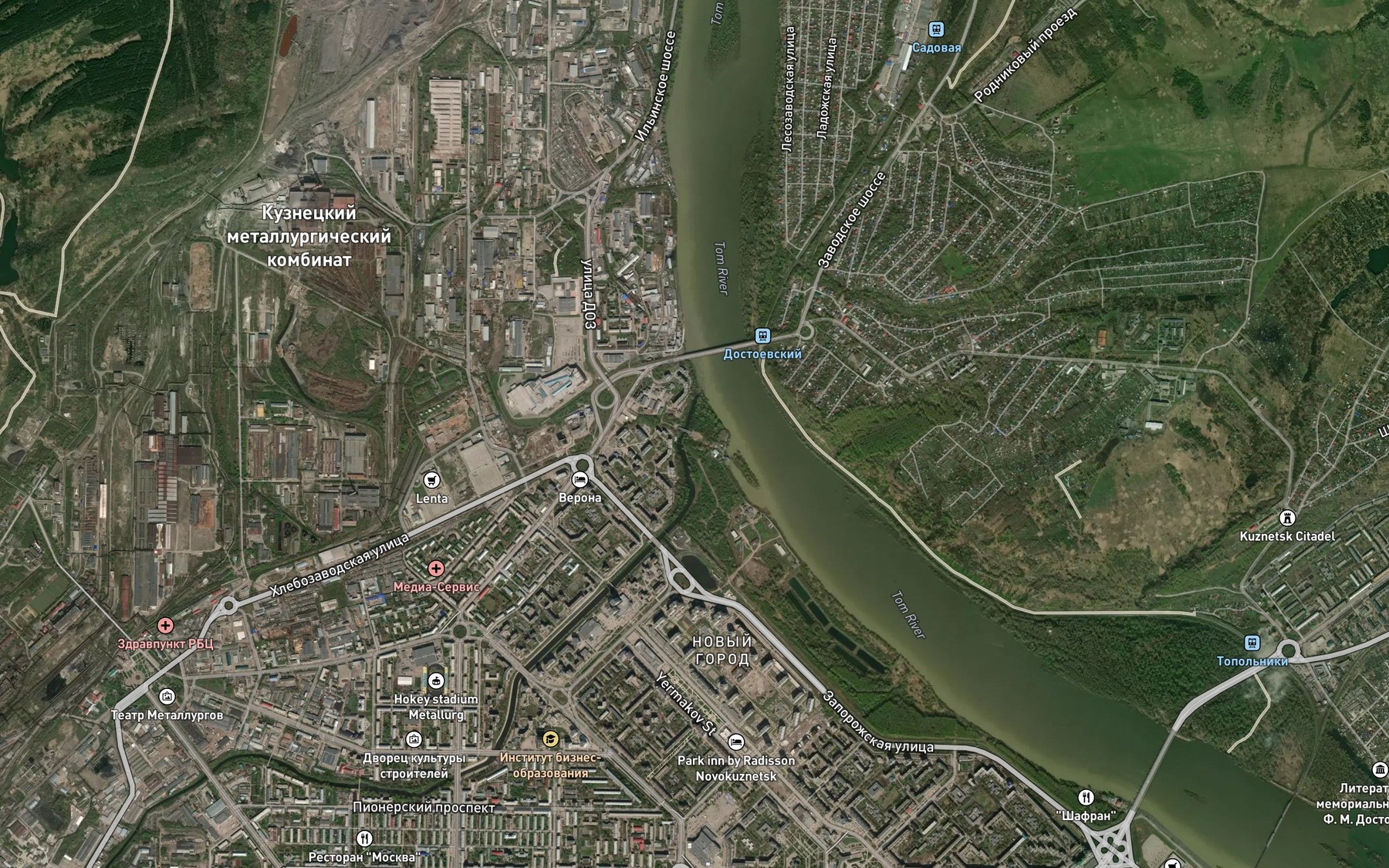 Satellite map of the Aba