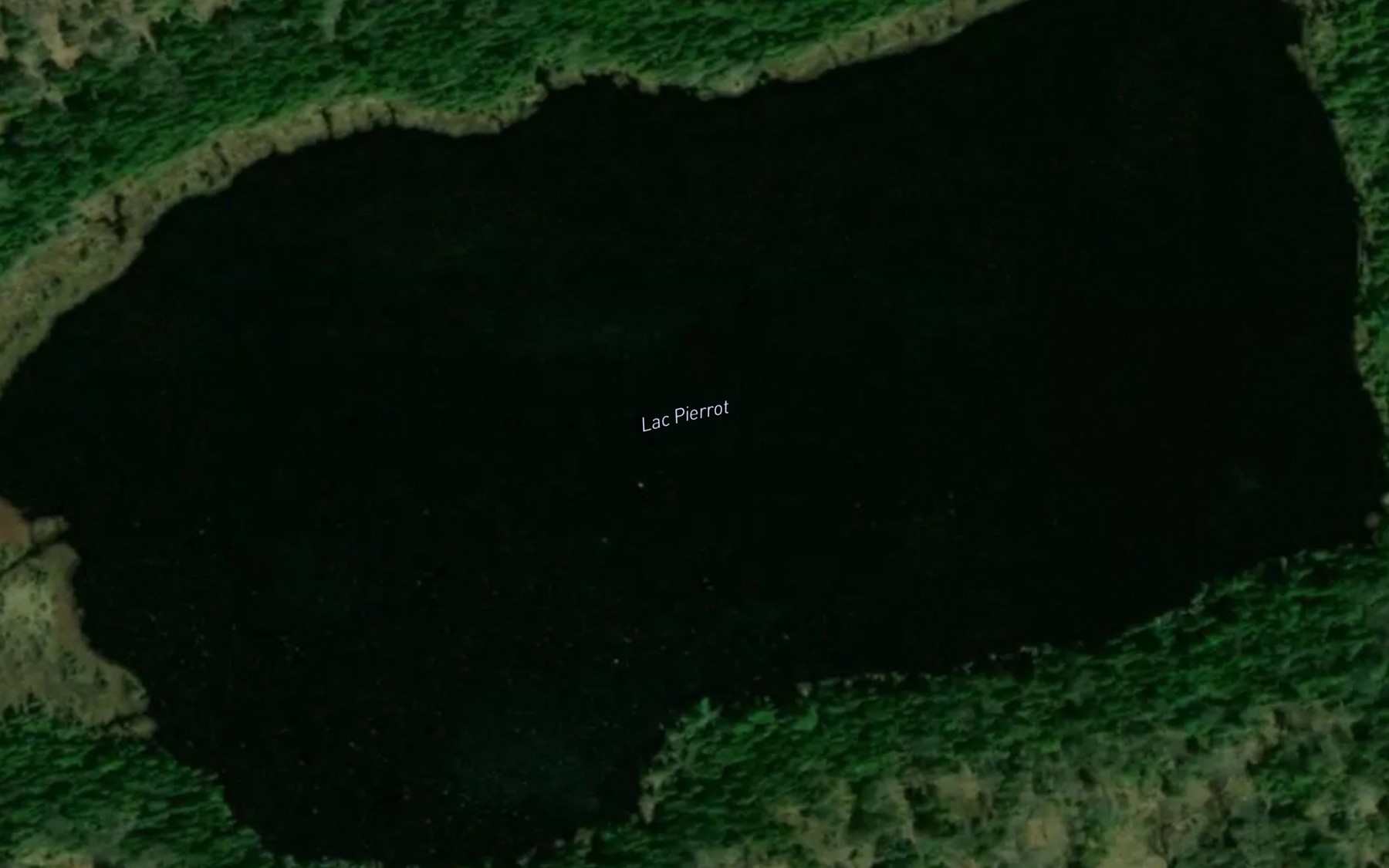 Satellite map of the Lac Pierrot