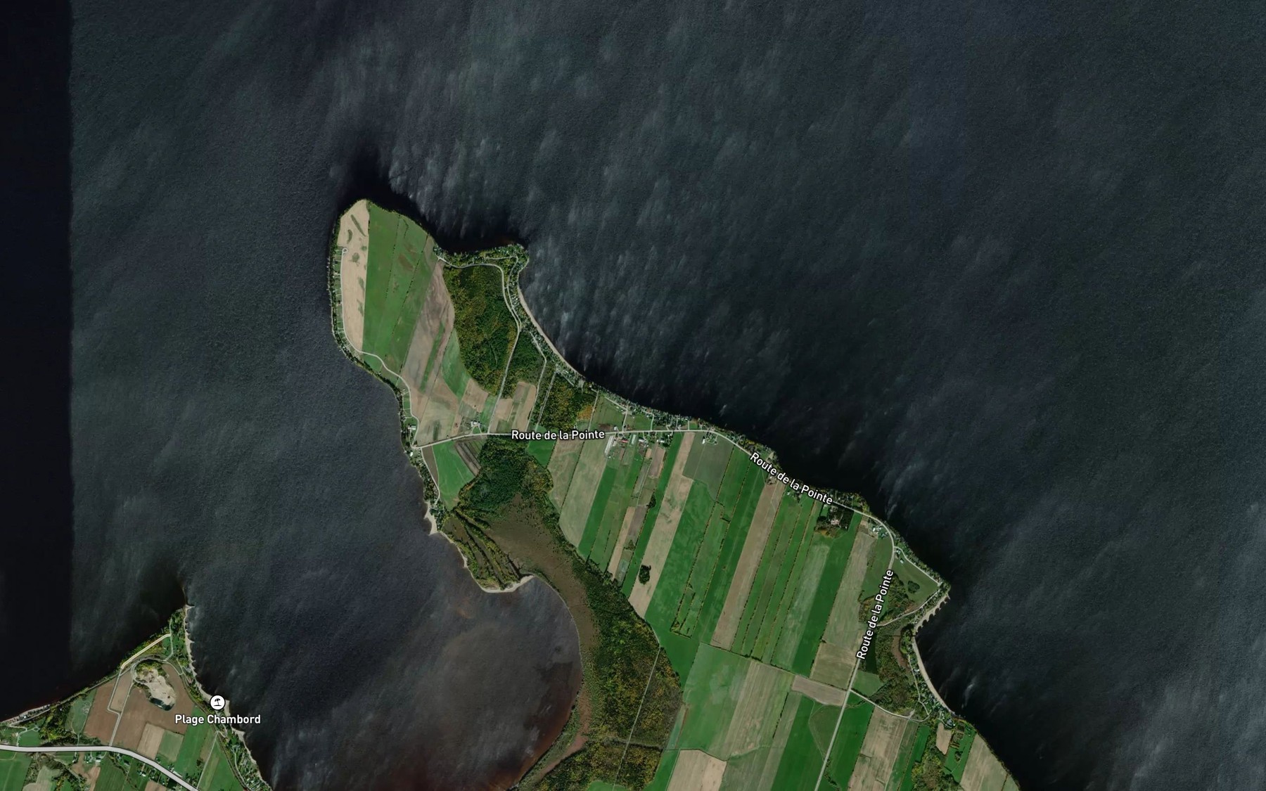 Satellite map of the Cours d'eau Bolduc