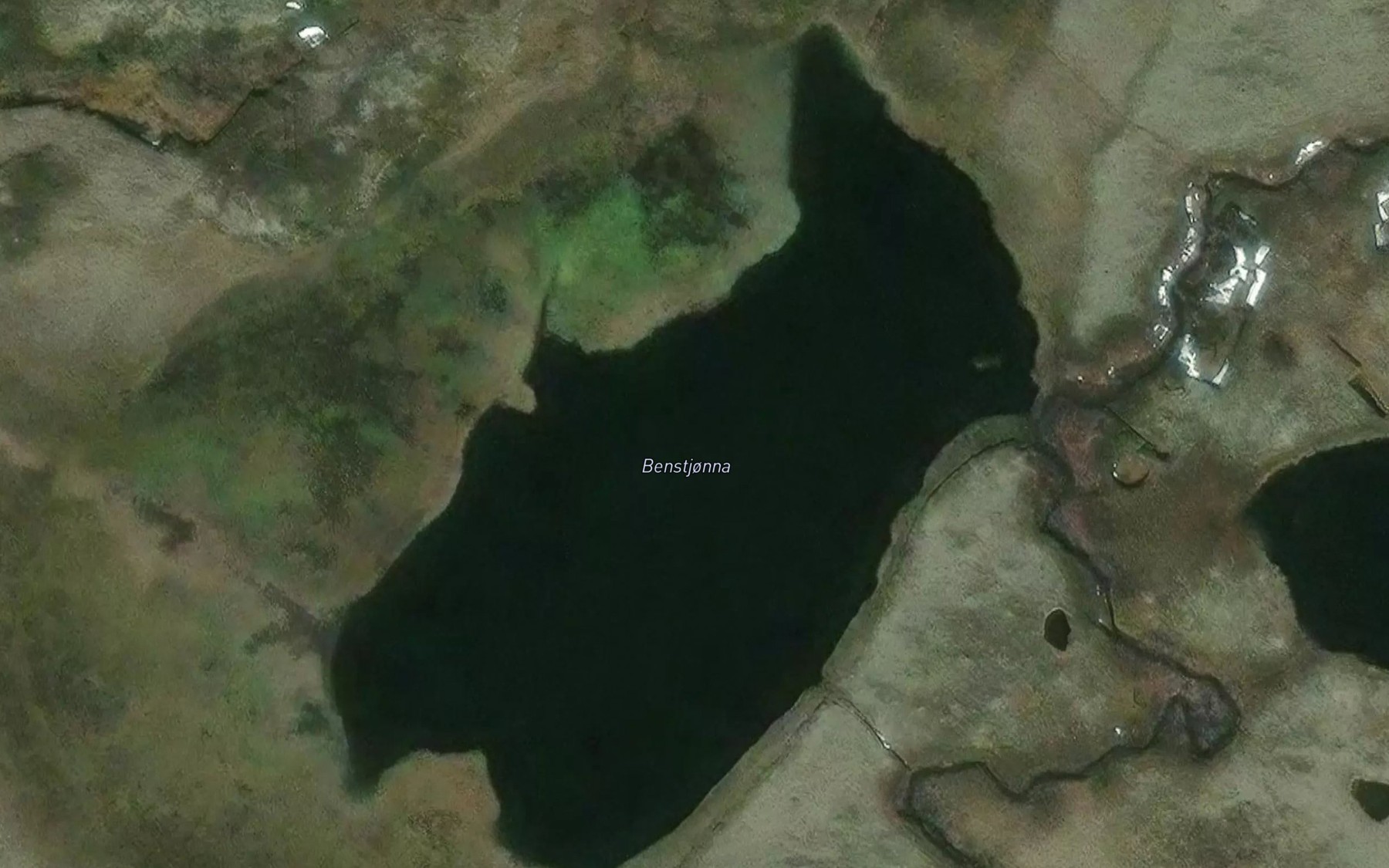 Satellite map of the Benstjonna