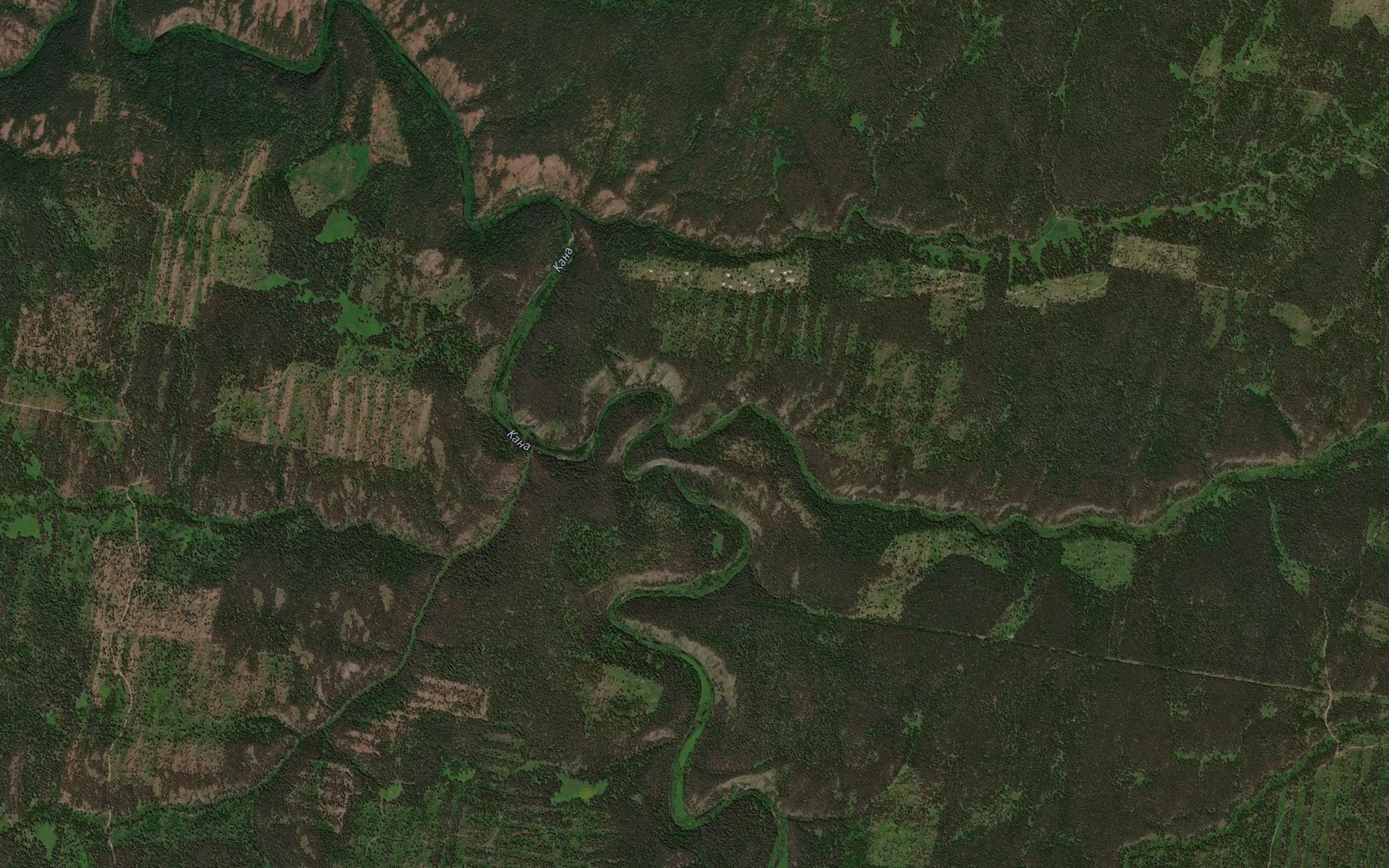 Satellite map of the Shanskaya