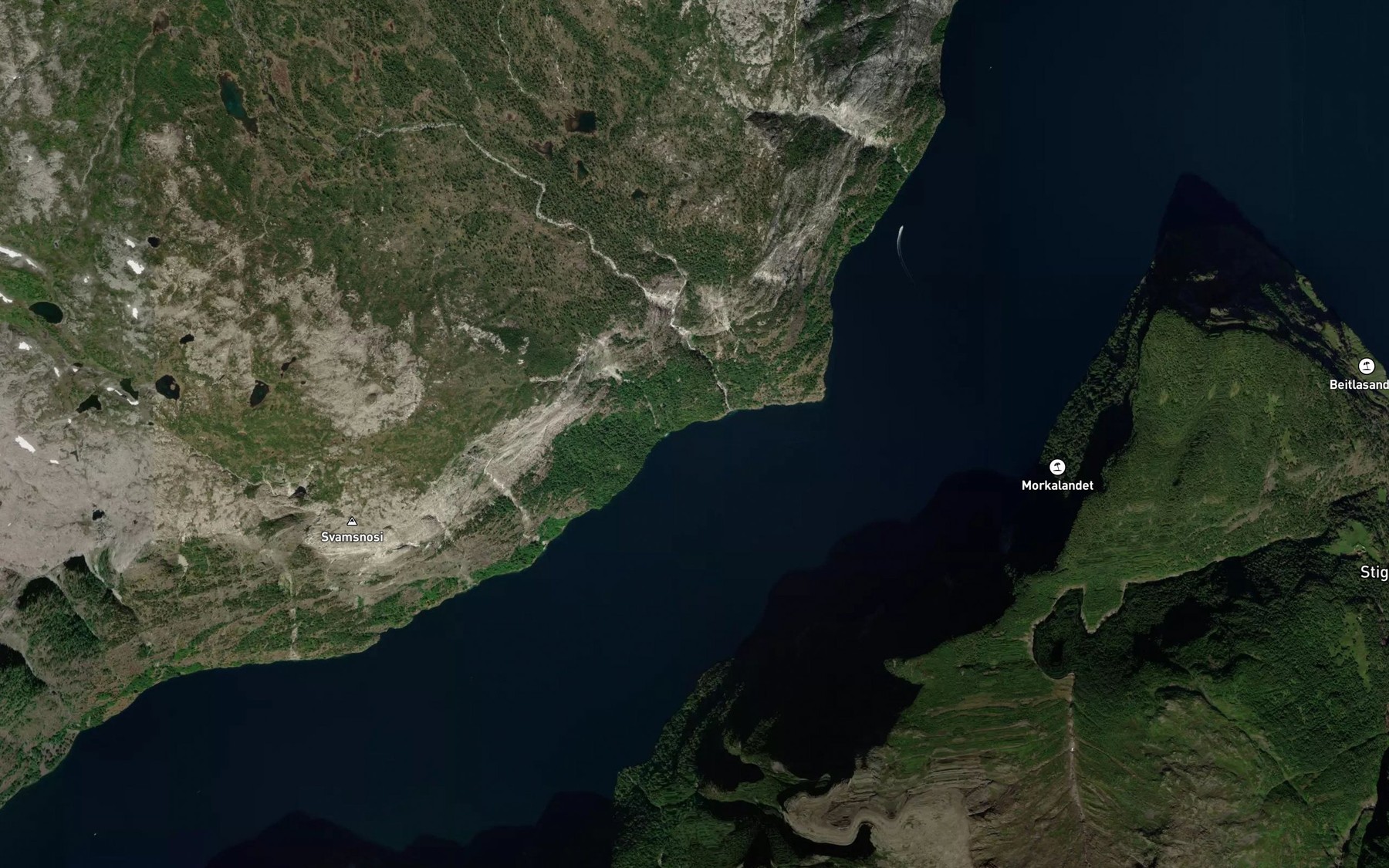 Satellite map of the Laegdaviki