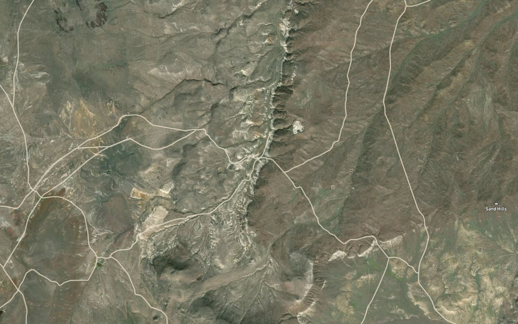 Satellite map of the Eddy Spring