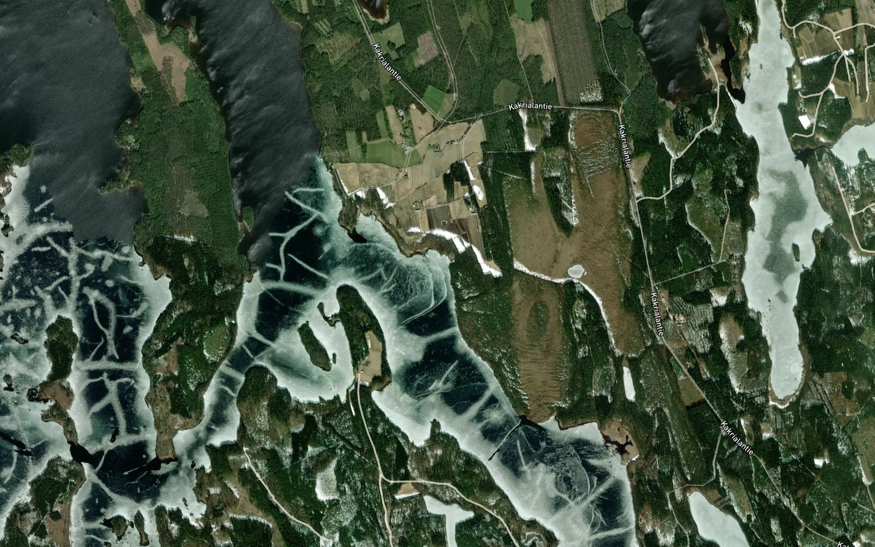 Satellite map of the Etelalahti