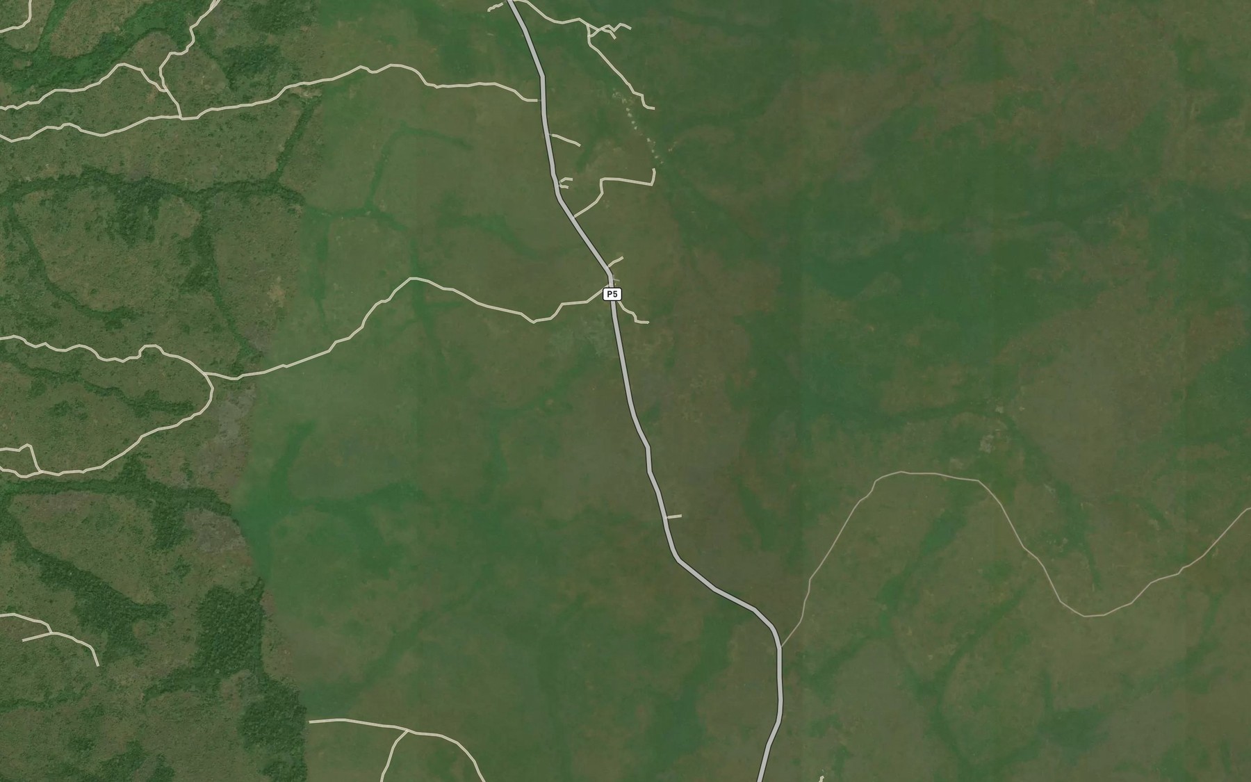 Satellite map of the Baloa