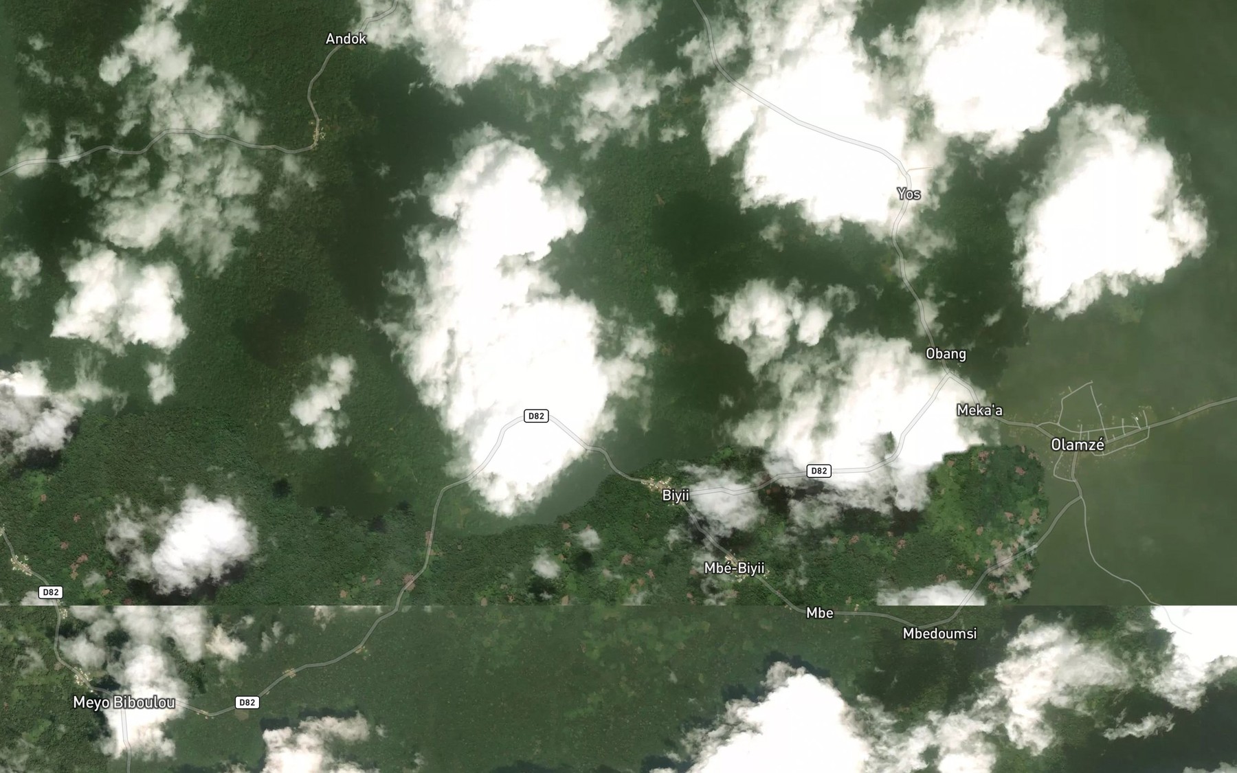 Satellite map of the Minko