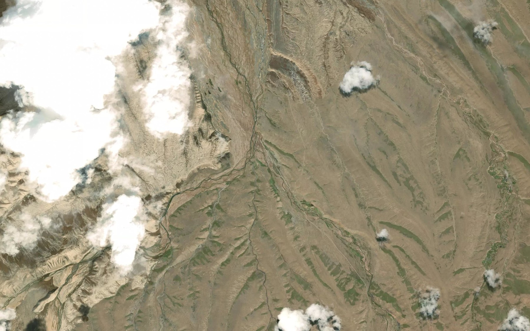 Satellite map of the Ichkekyzylsu