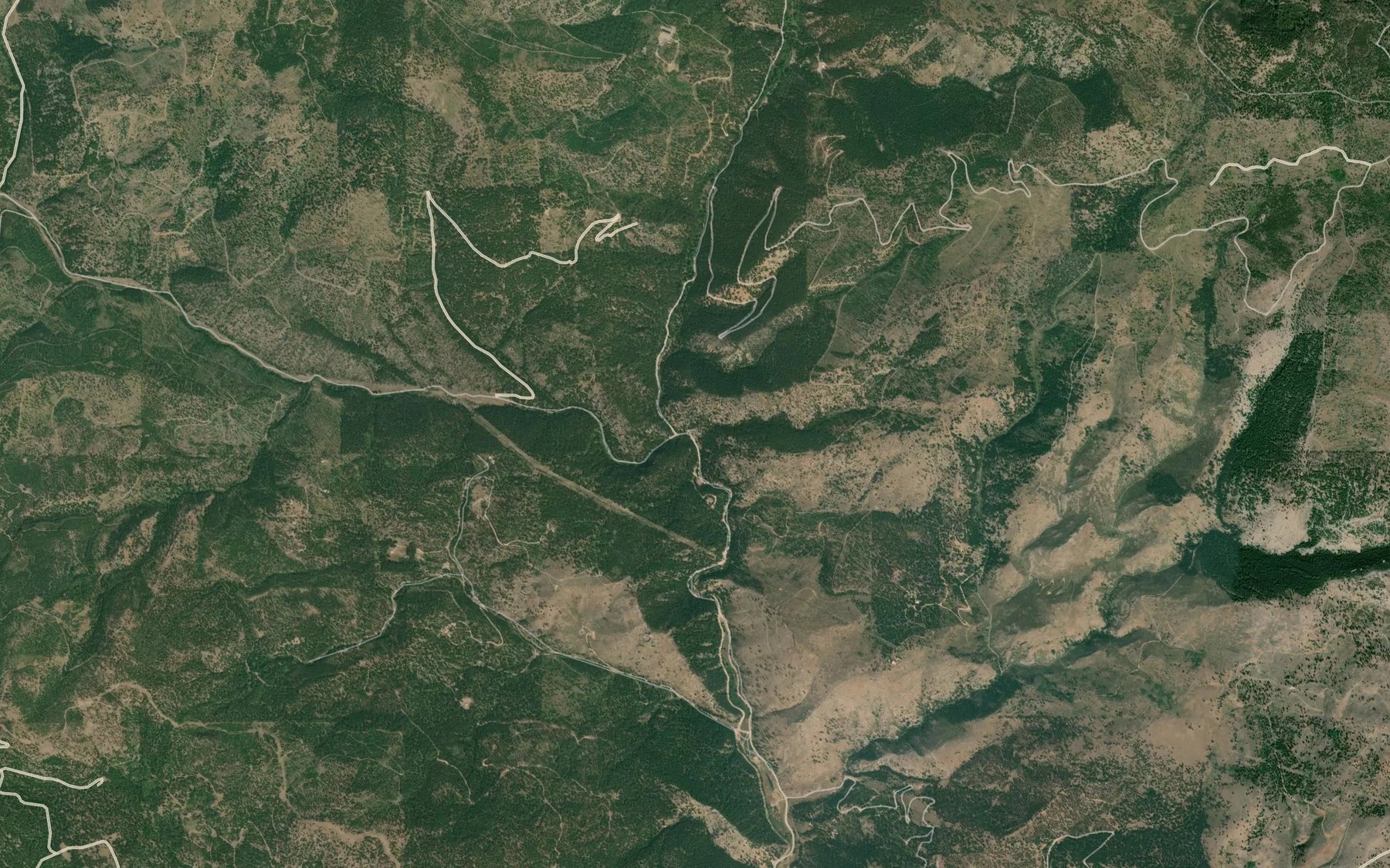 Satellite map of the Tenmile Creek
